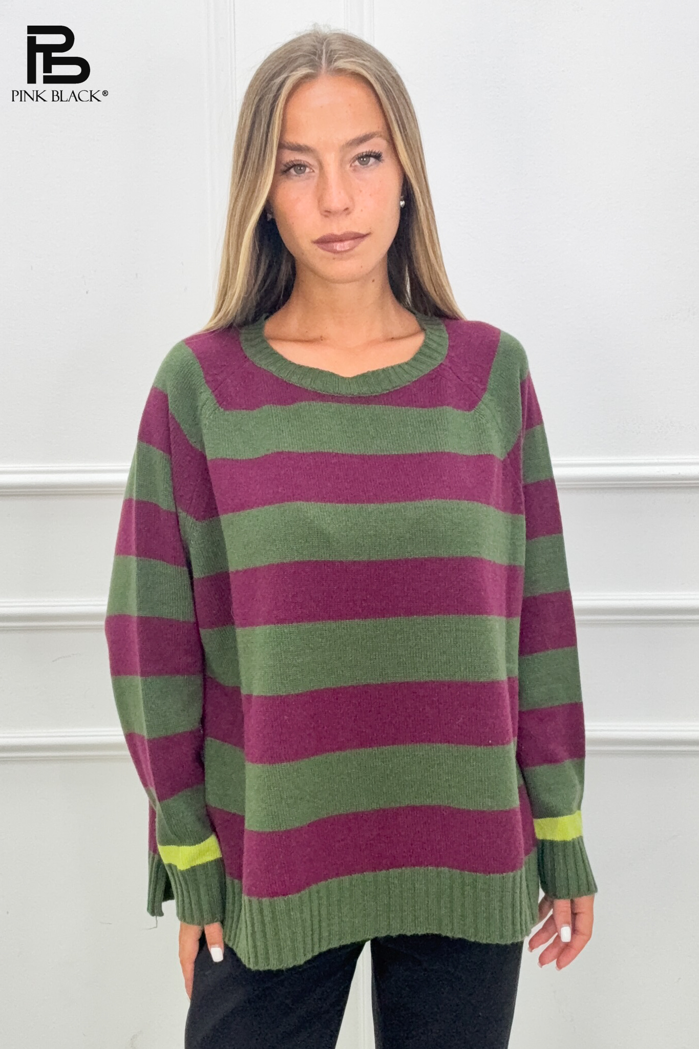 Oversized Striped Sweater