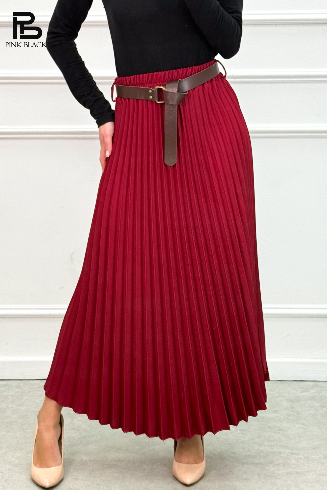 A-line Midi Skirt