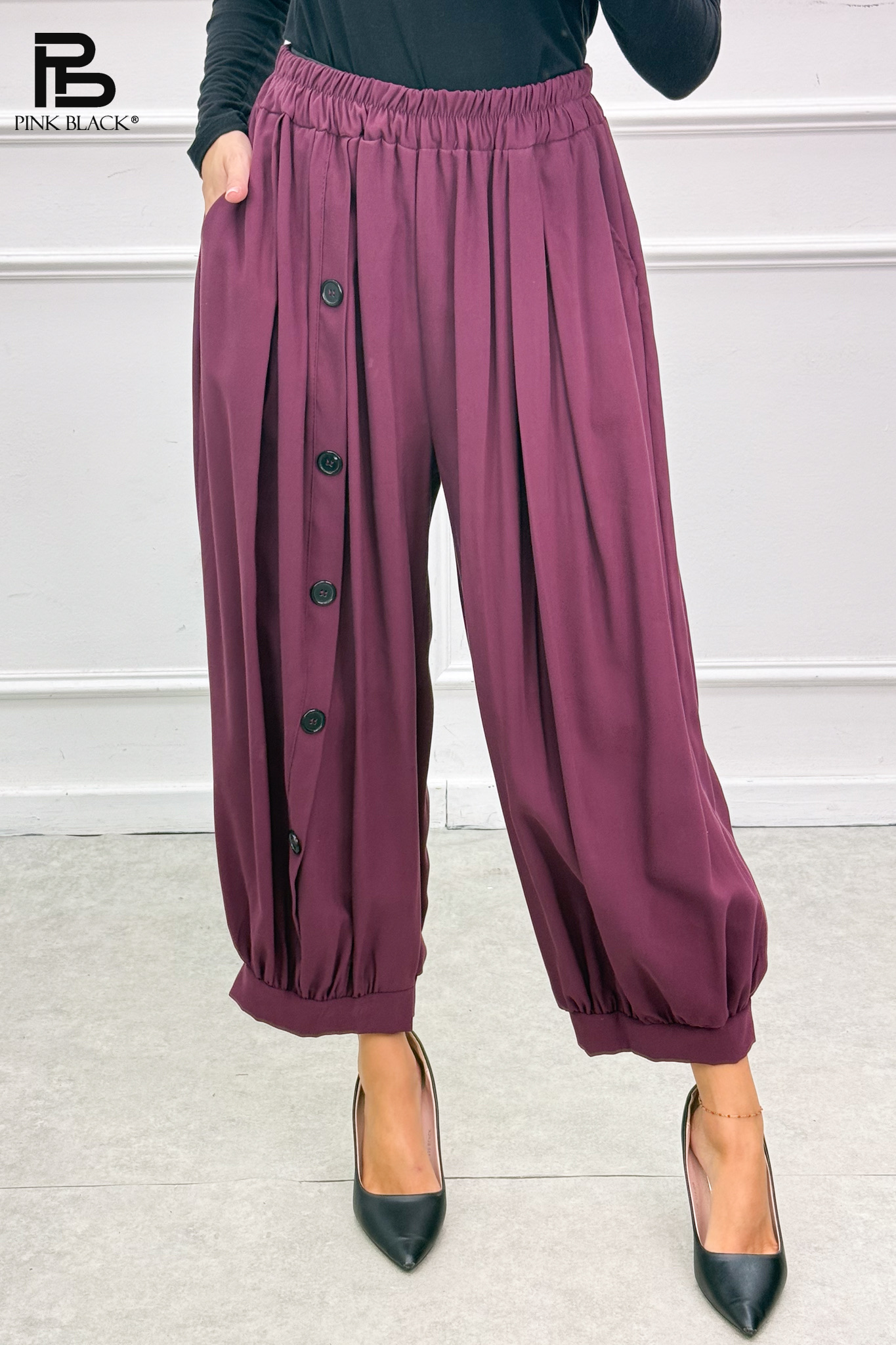 Balloon-Style Jogger Trousers