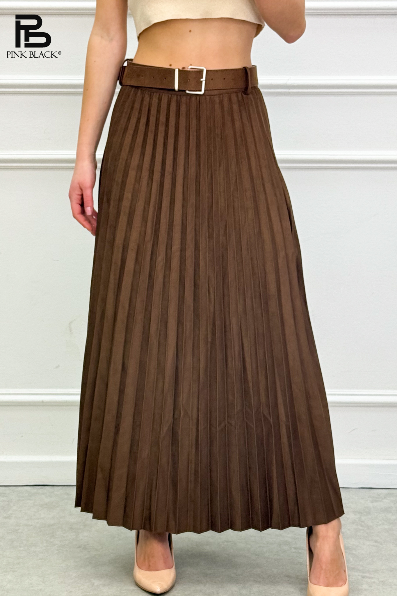 Midi Flared Skirt