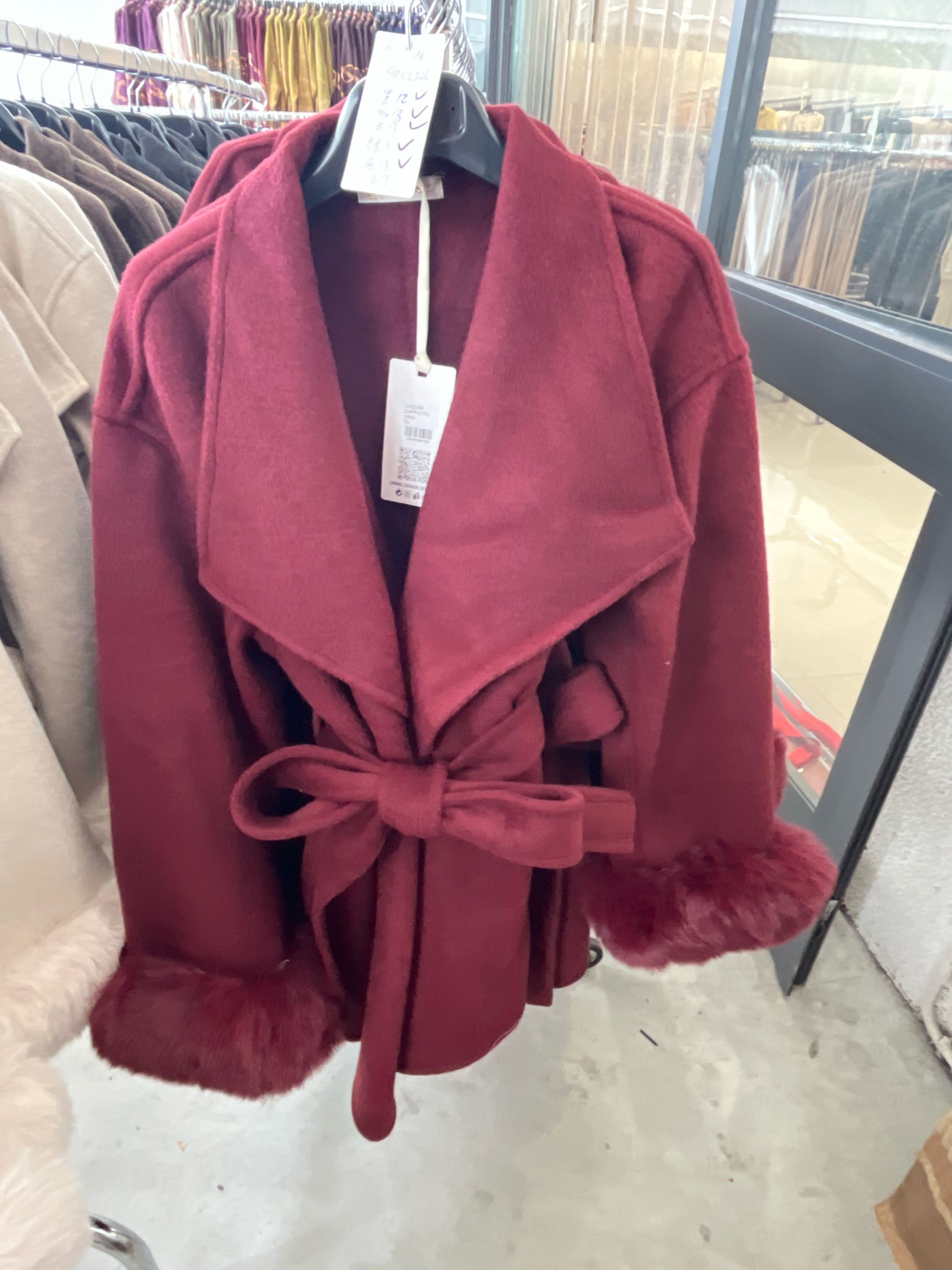 Midi Tailored Wrap Coat