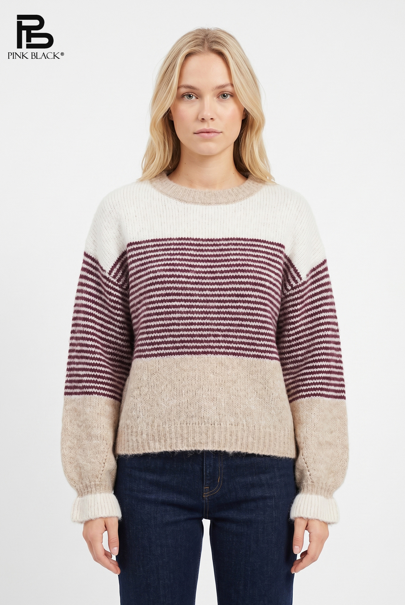Relaxed Striped Knit