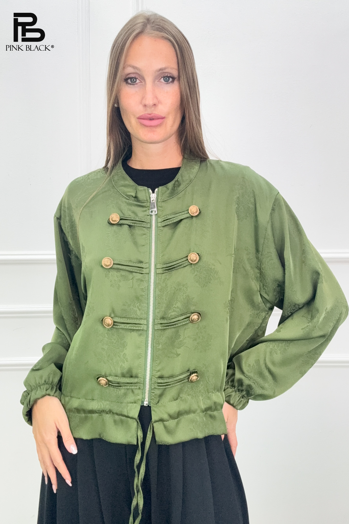 Relaxed Hip-Length Jacket