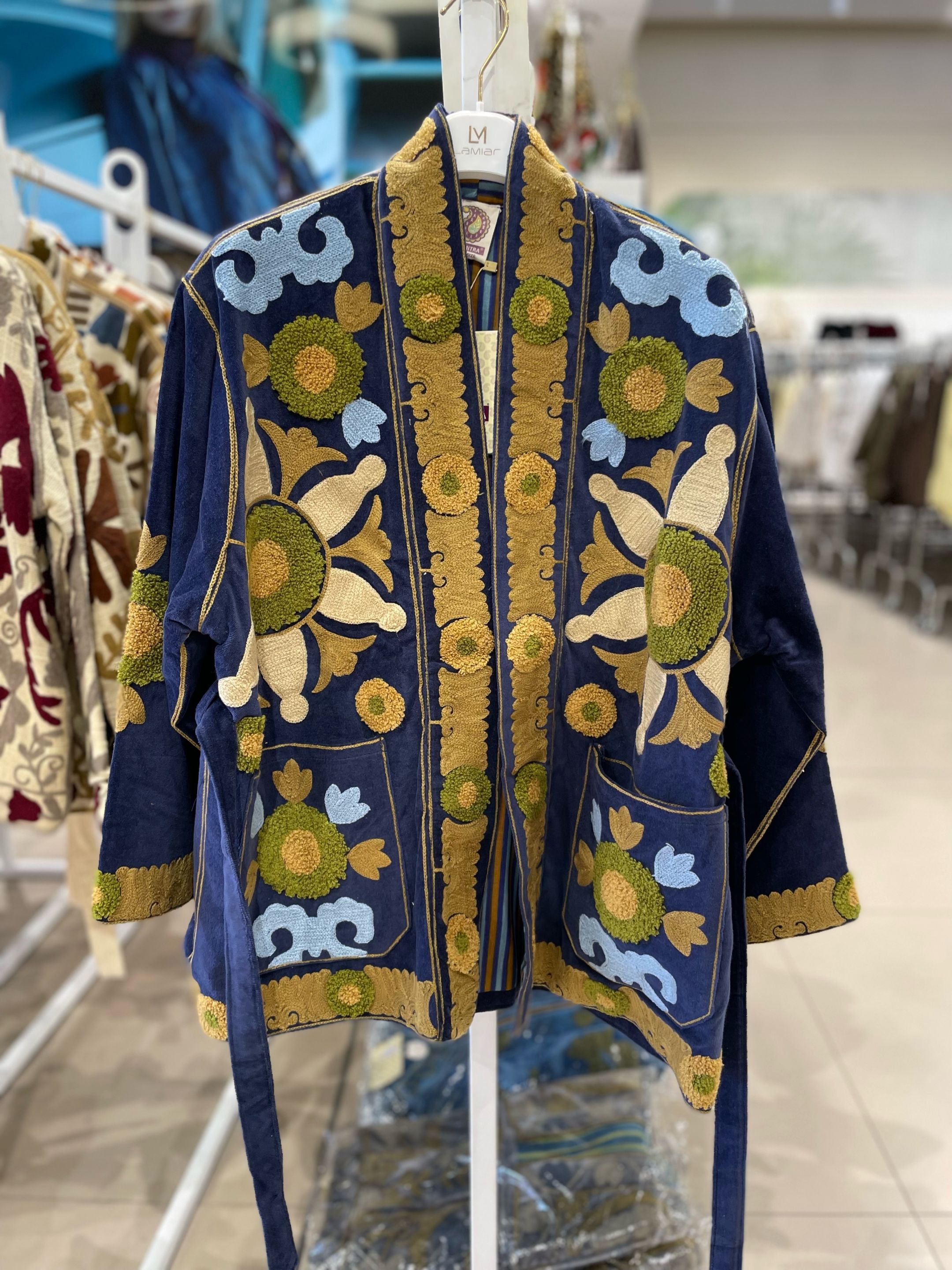 Extended Embroidered Jacket