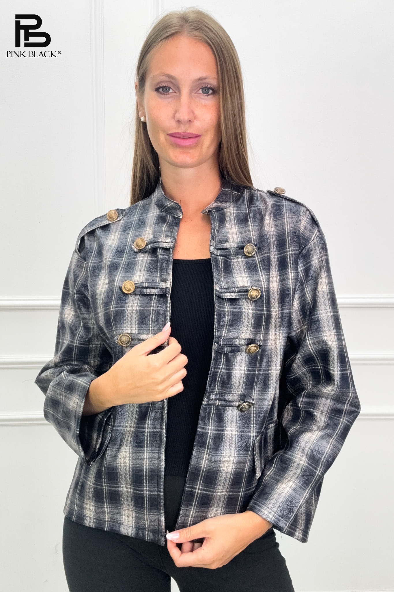 Checked Straight Jacket
