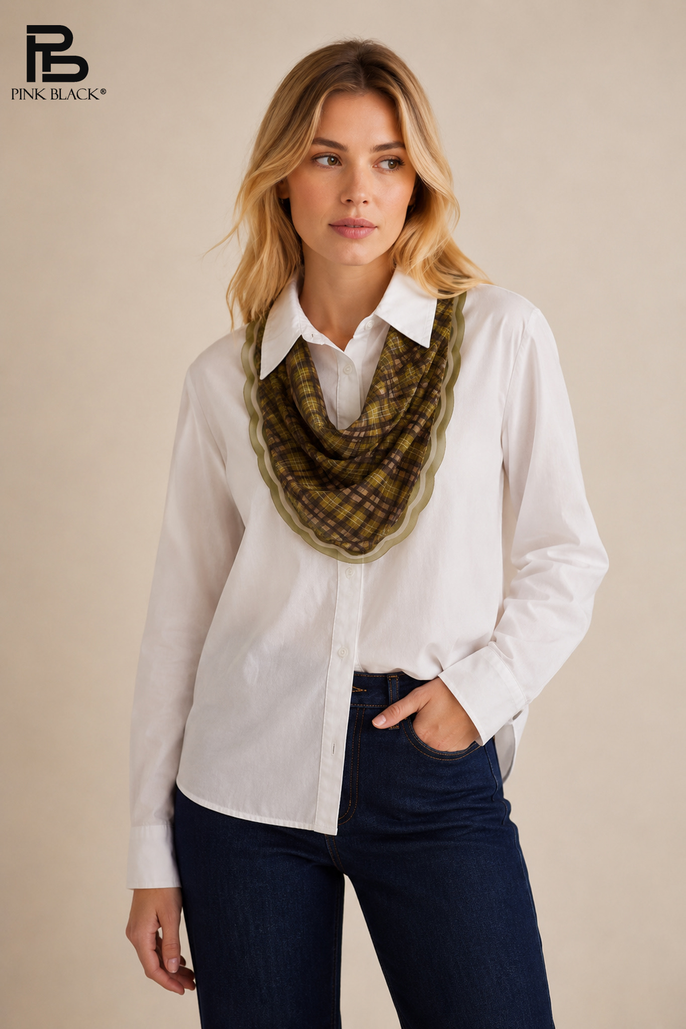 Straight Collar Shirt