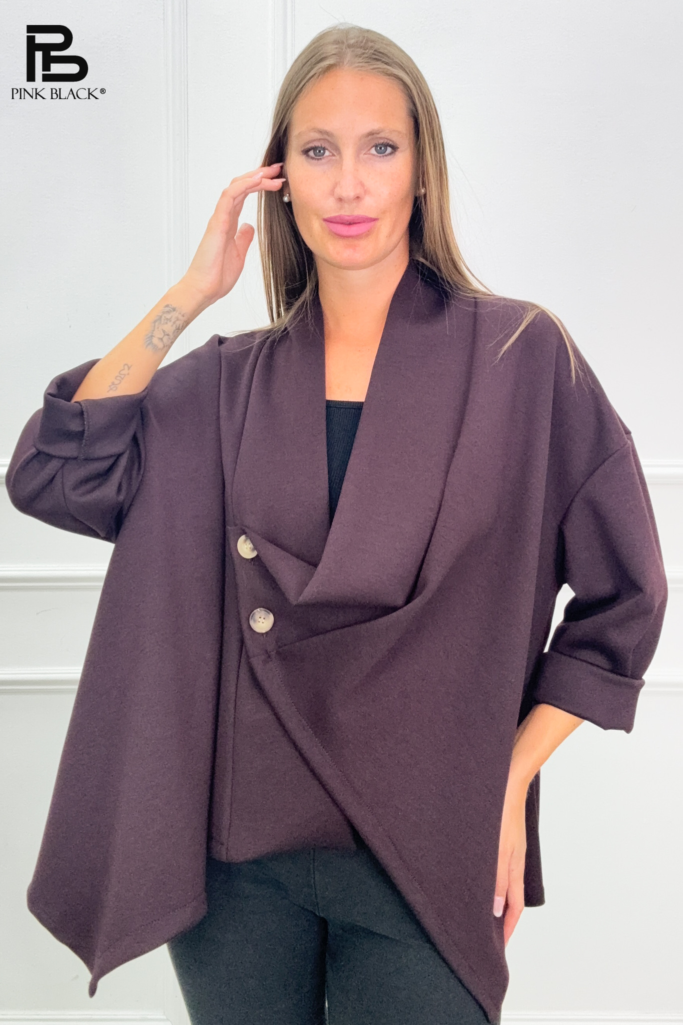 Oversized Collar Jacket