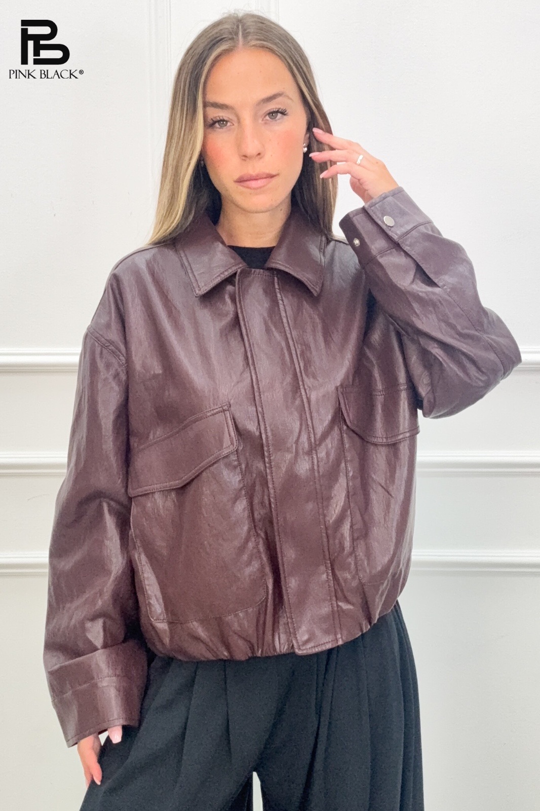 Oversized Collar Jacket