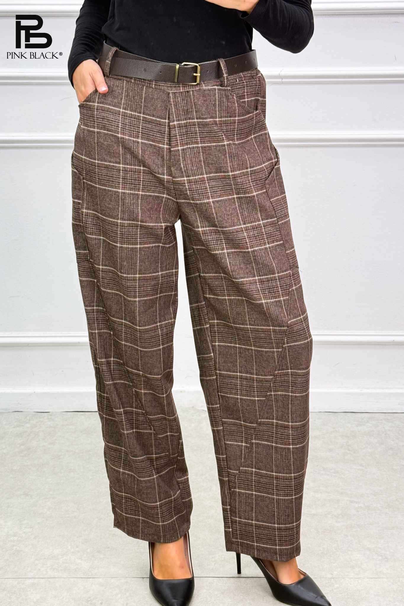 Ankle-Length Straight Trousers