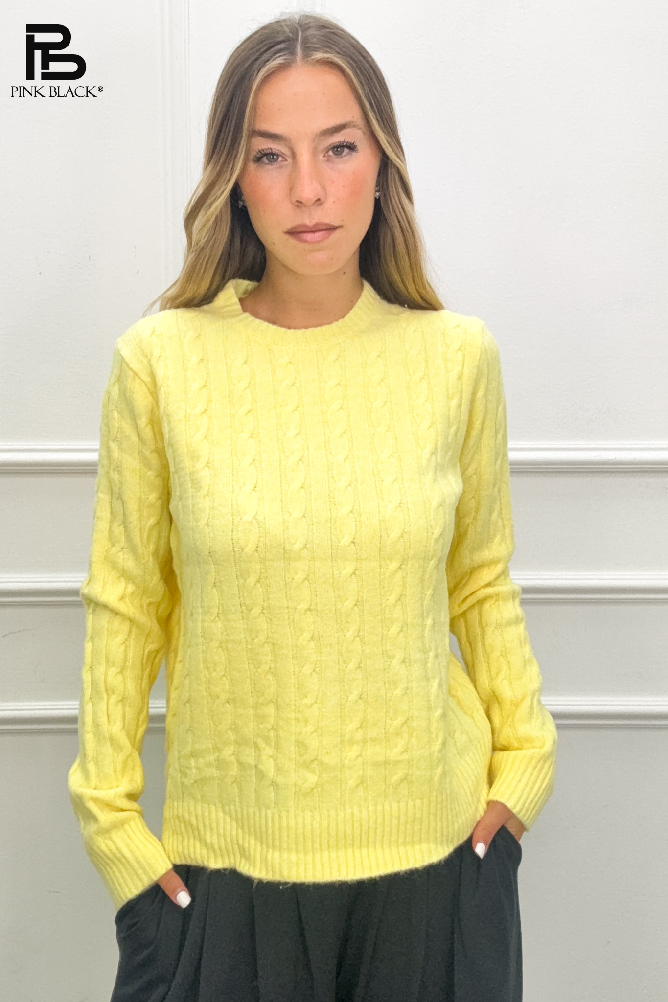 Classic Cable-Knit Sweater — Regular Fit