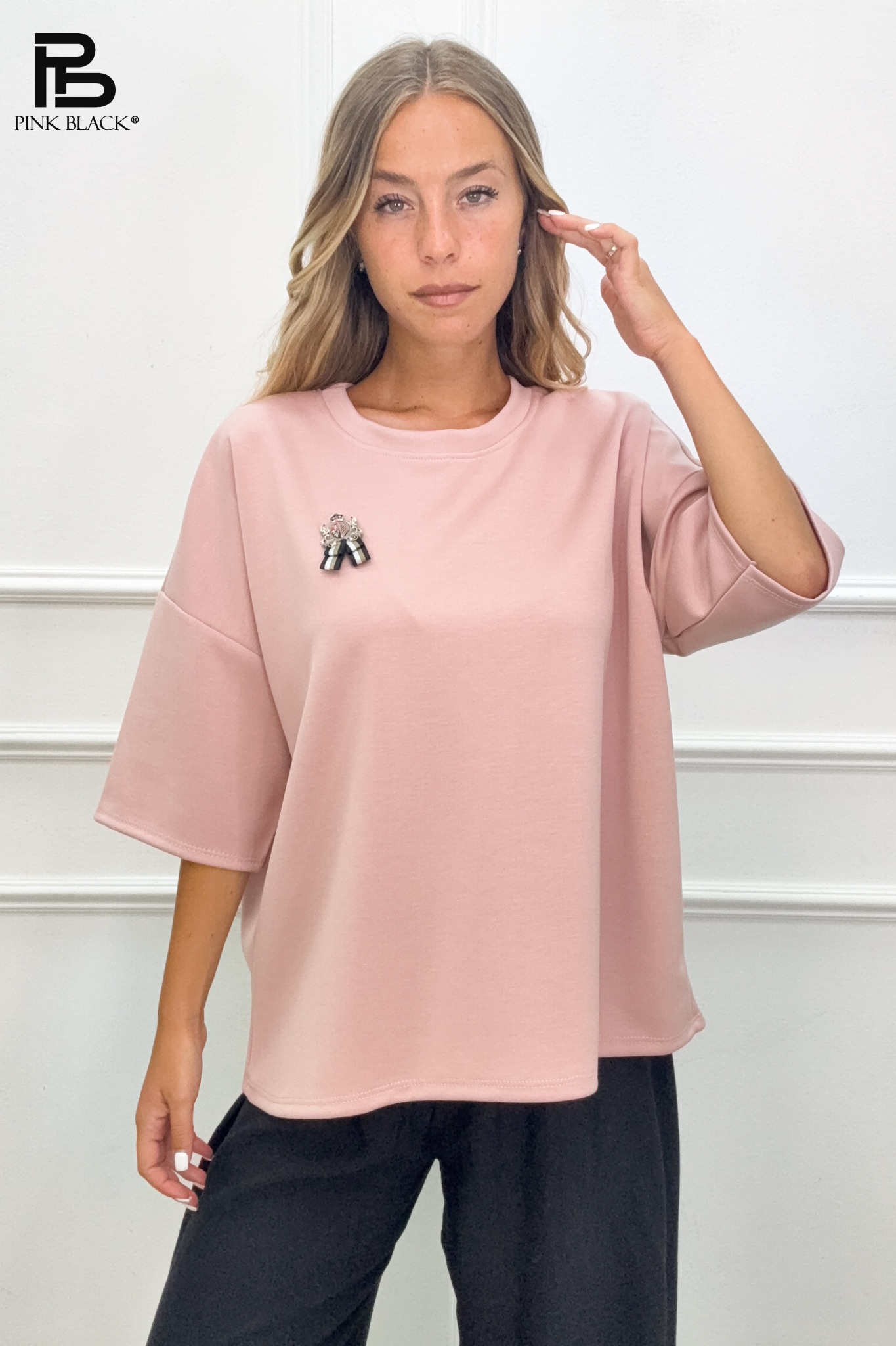 Oversized Bow Blouse