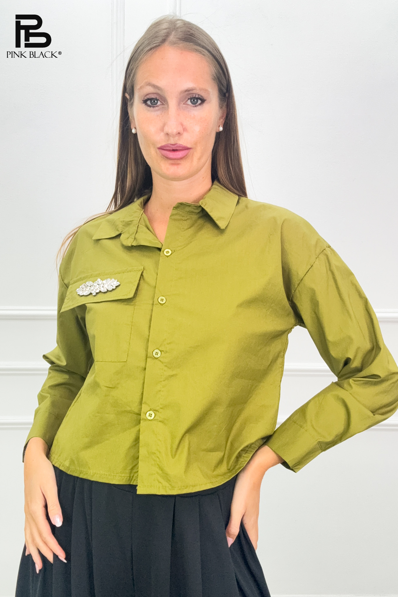Relaxed Hip-Length Shirt