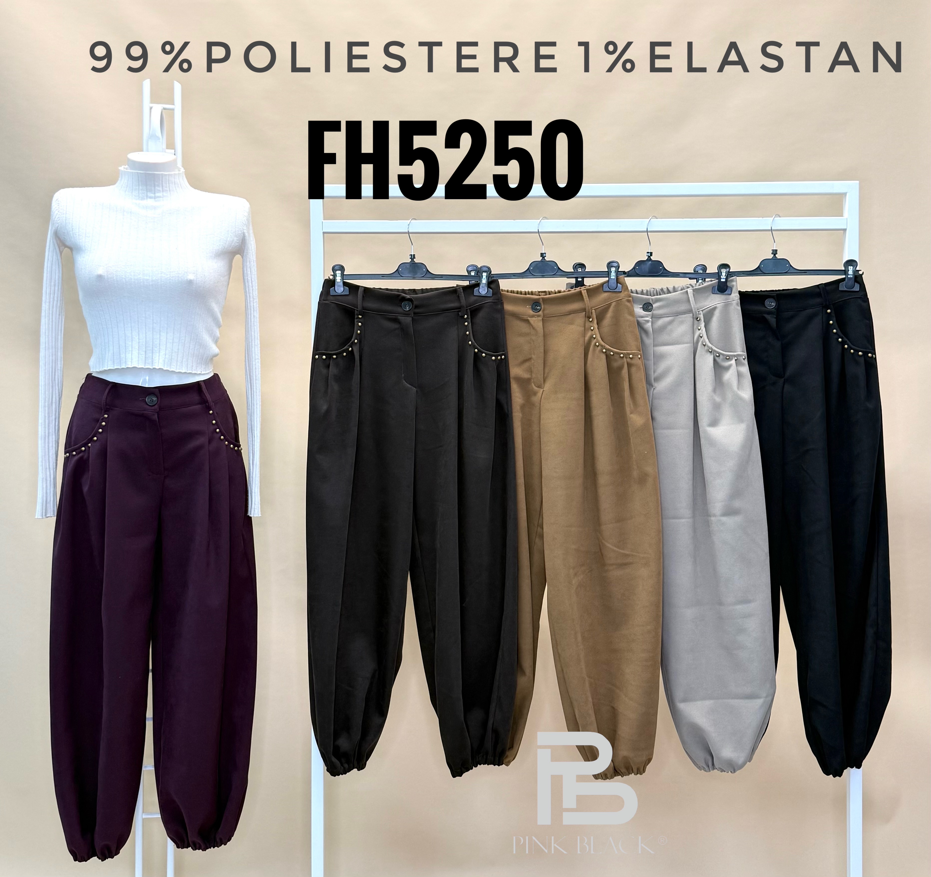 High-Waist Jogger Trousers
