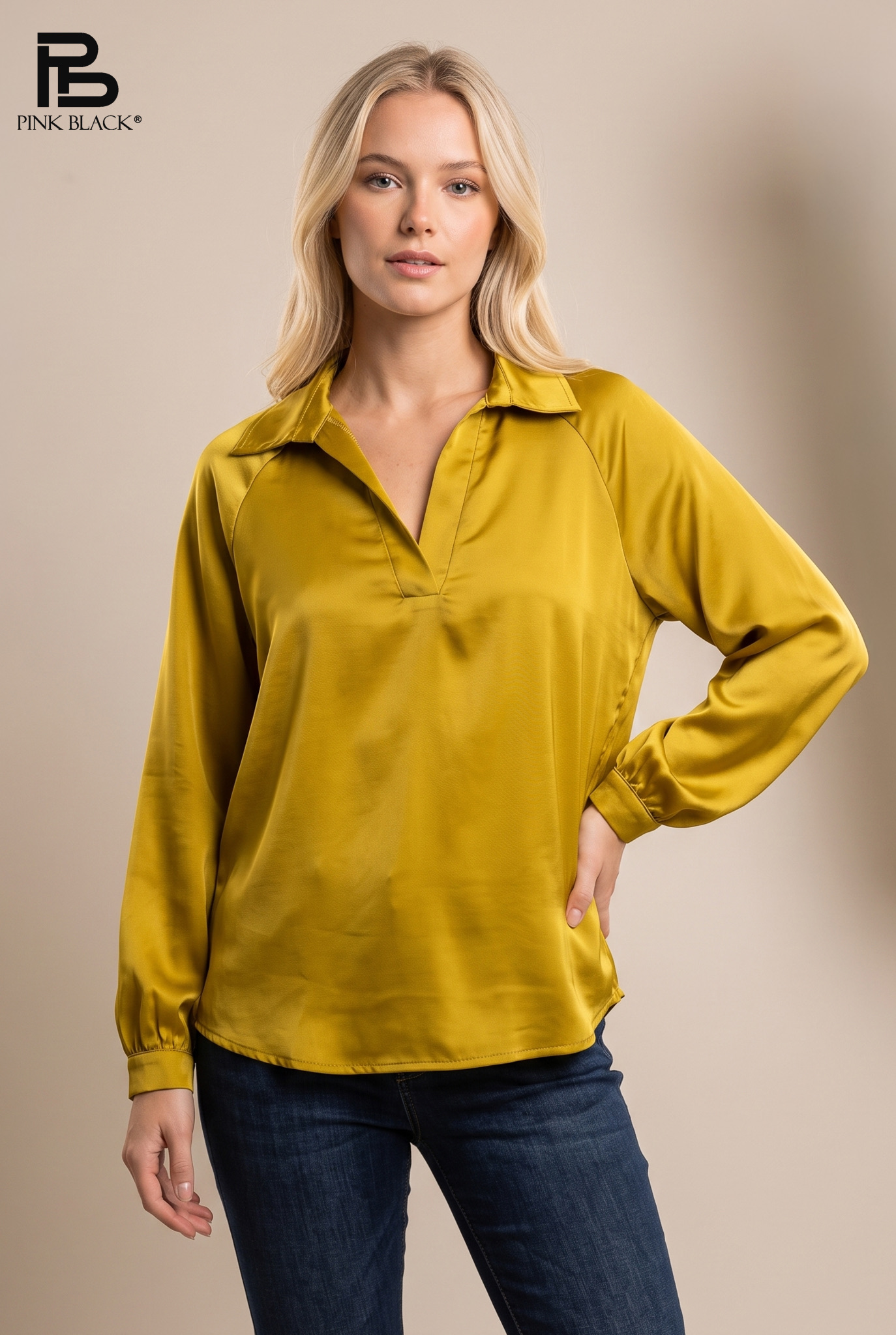 Collared Shirt Blouse