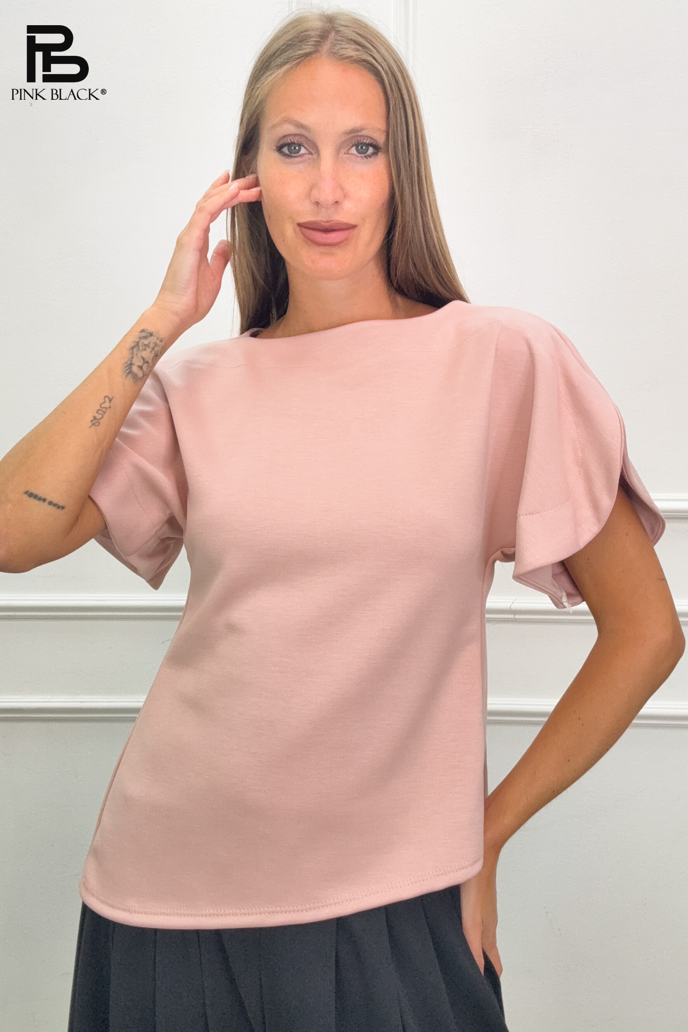 Boat‑neck Blouse