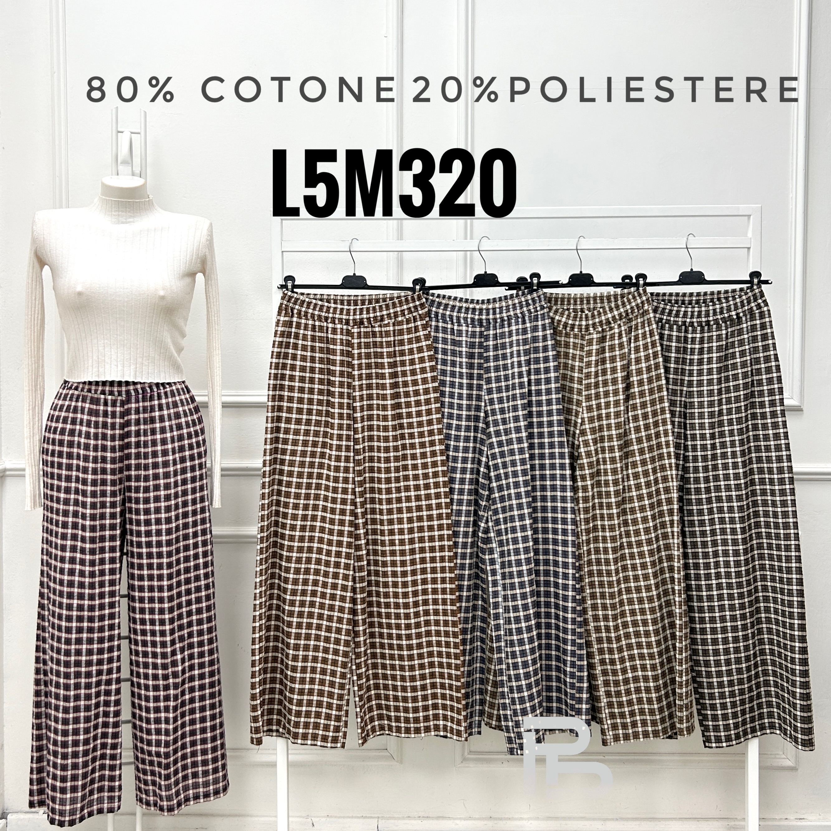 Wide‑Leg Pull‑On Trousers
