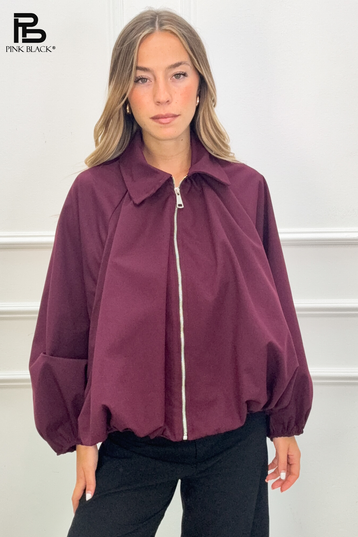 Oversized Jacket with Collar