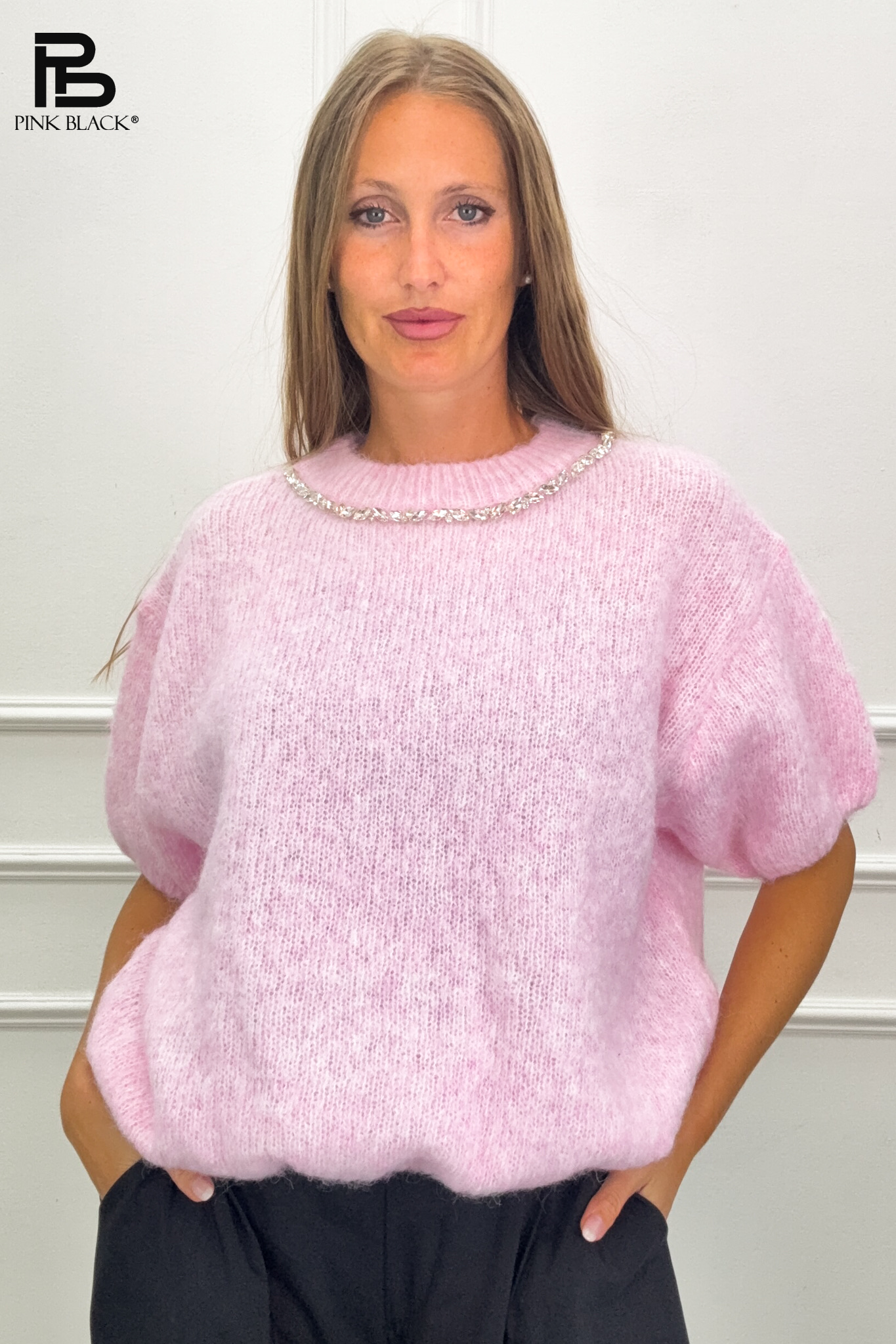 Fluffy Puff-Sleeve Sweater
