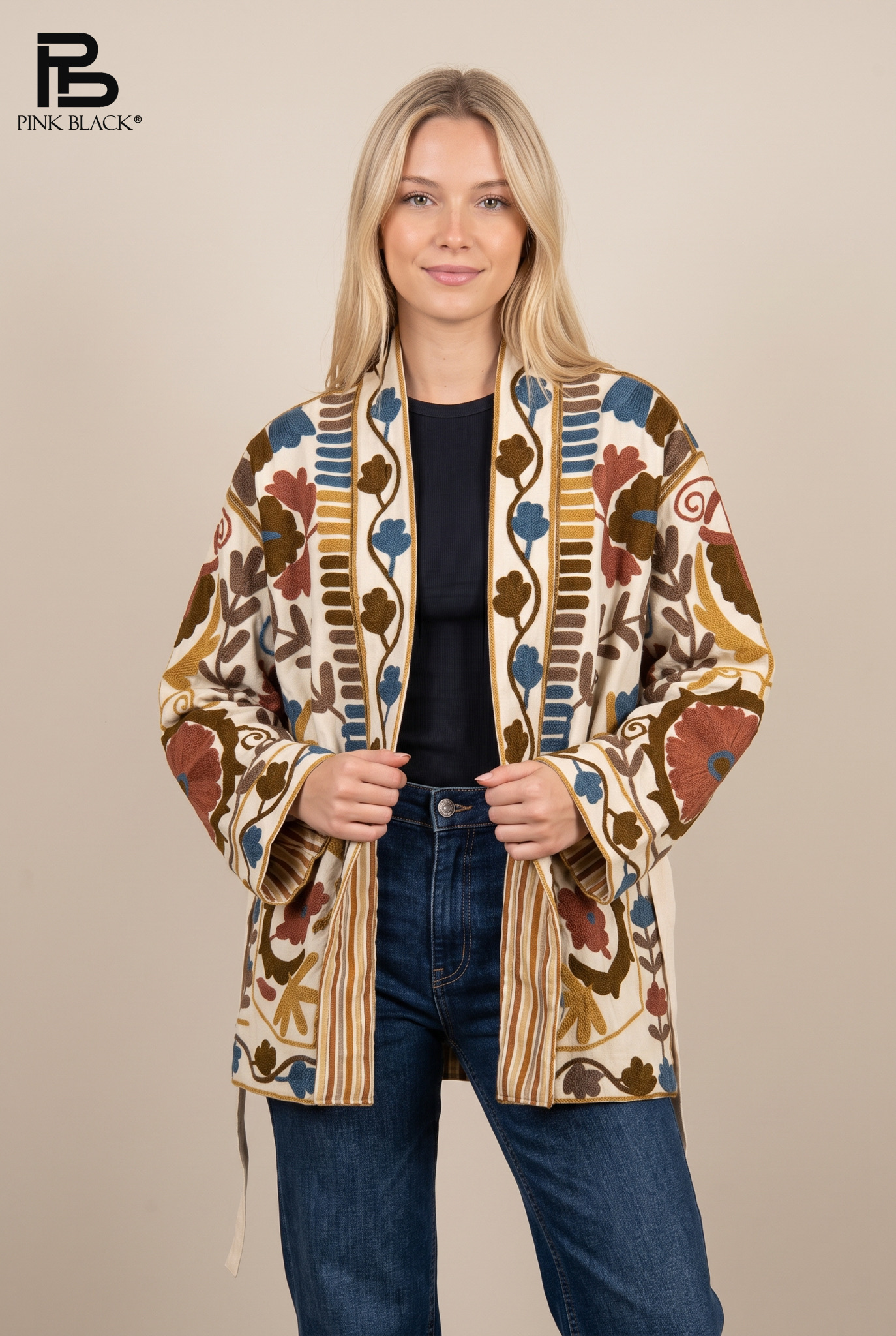 Tied Kimono Jacket