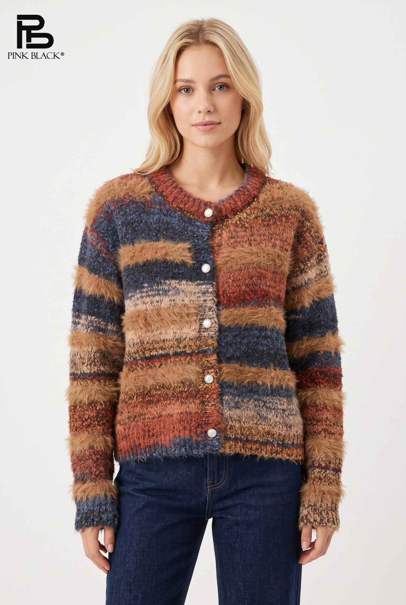 Hip-Length Straight Cardigan