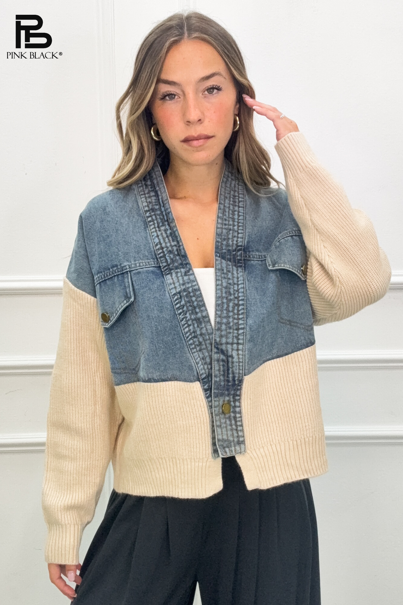 Relaxed Hip-Length Cardigan
