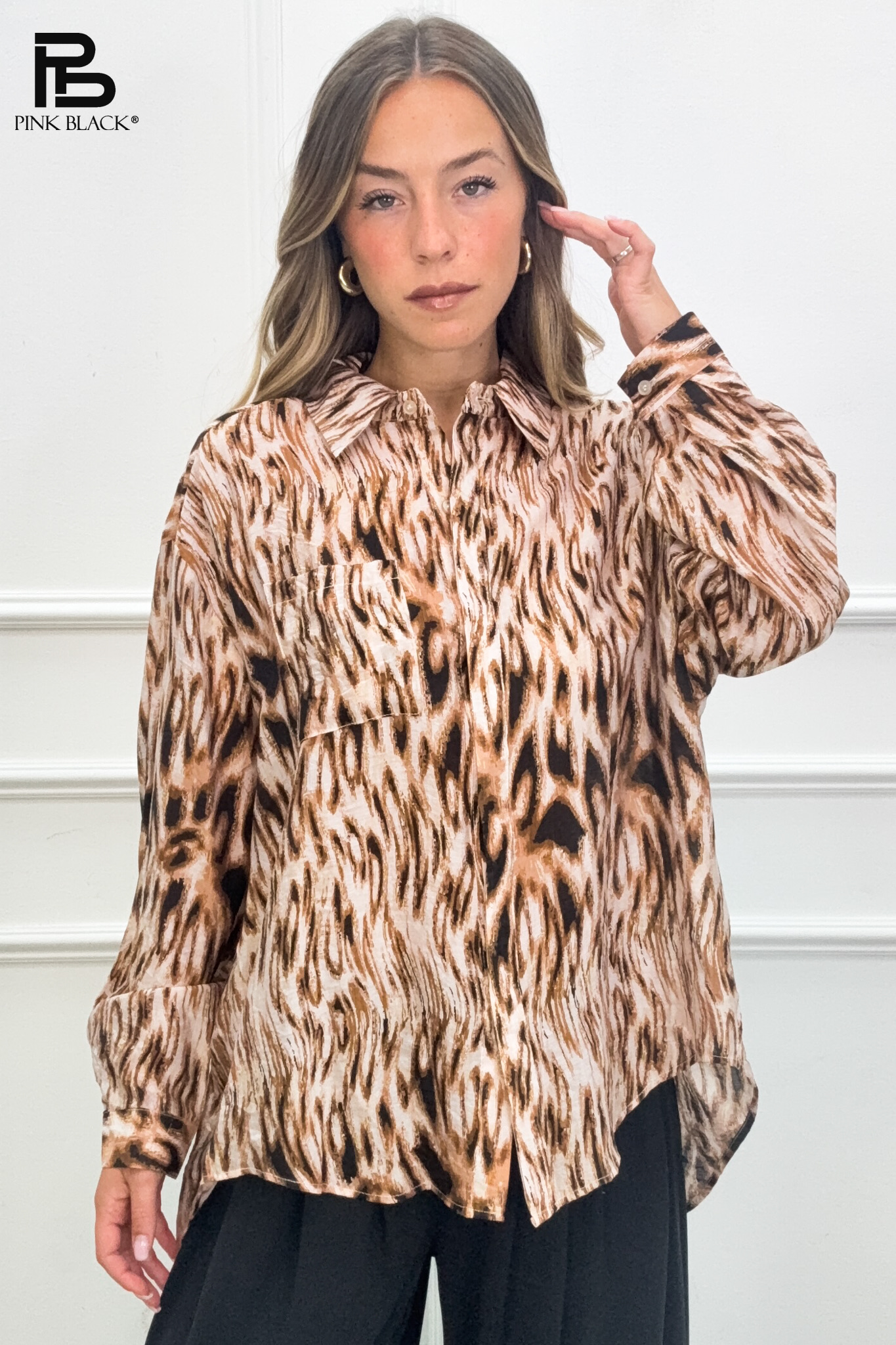 Relaxed Shirt with Collar