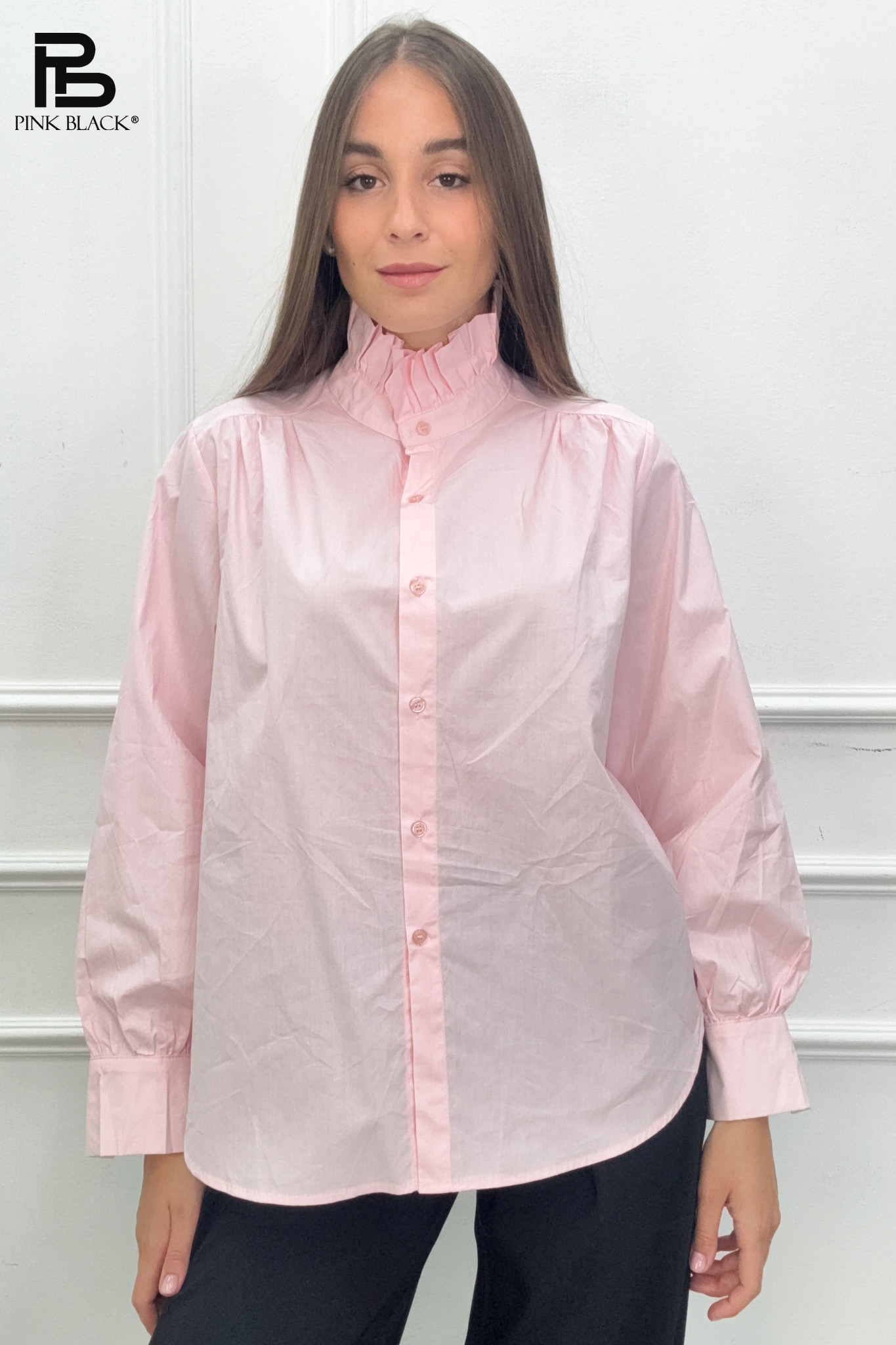Relaxed Ruffle Shirt