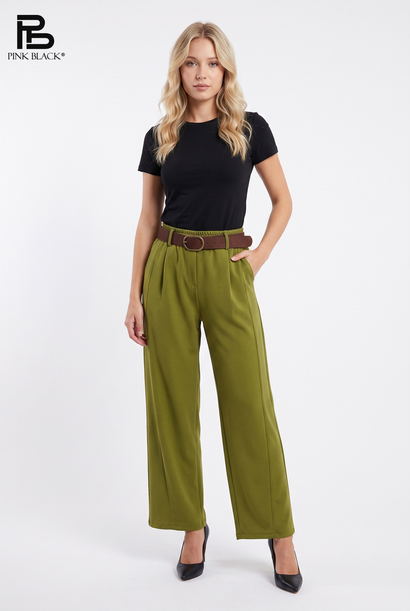 Straight Ankle-Length Trousers