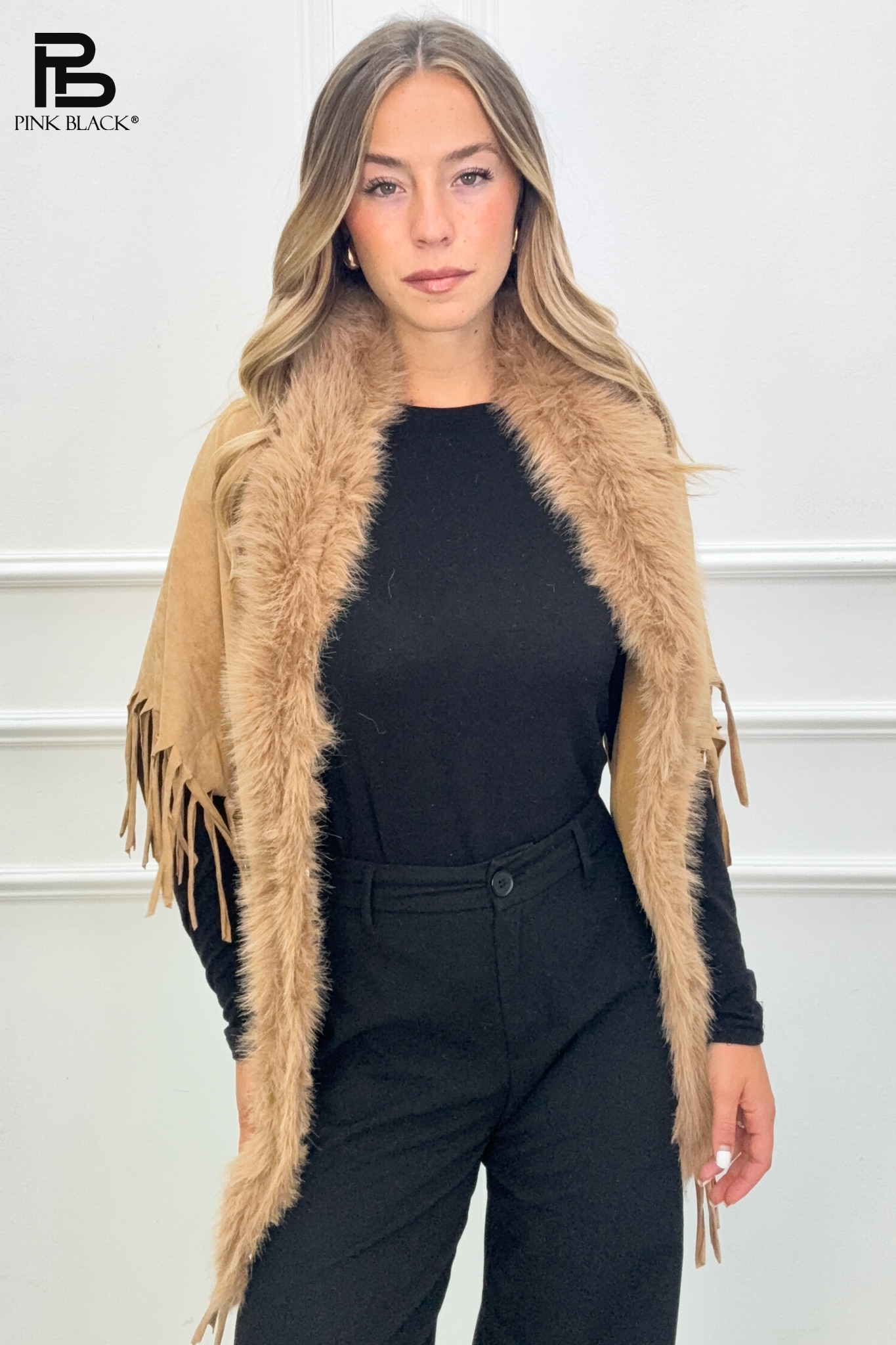 Fringed Throw Jacket