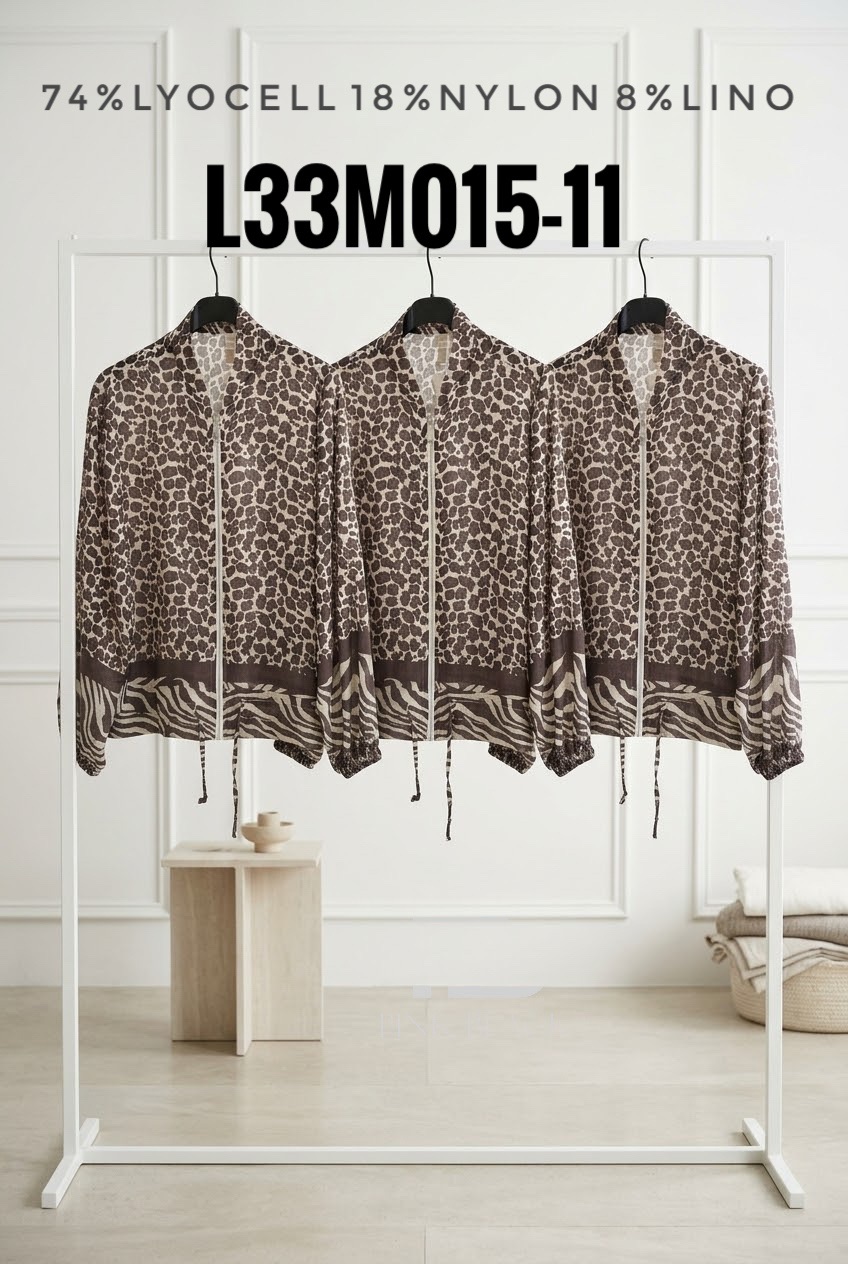 Relaxed Jacket with Drawstring