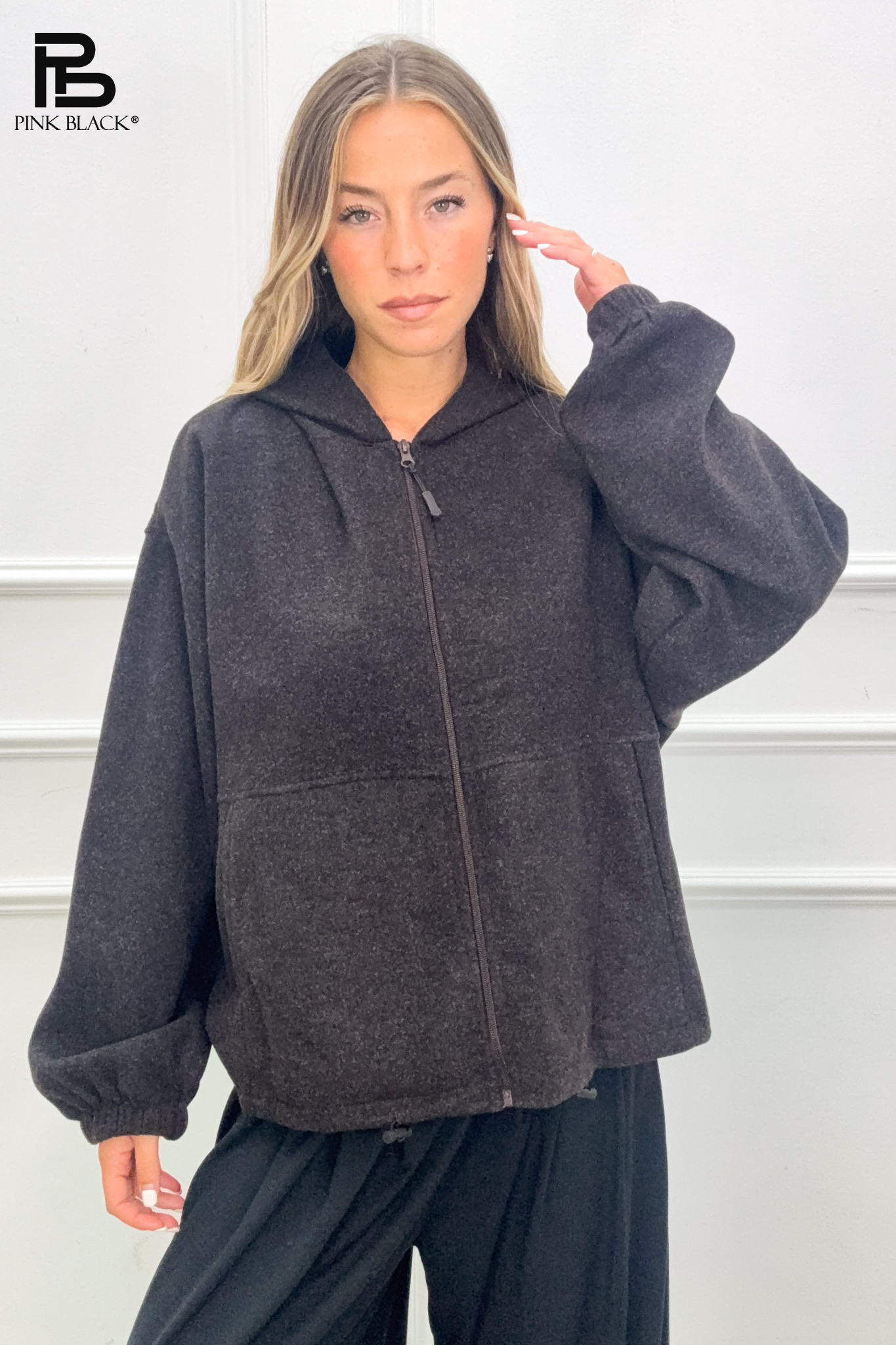 Oversized Hooded Jacket