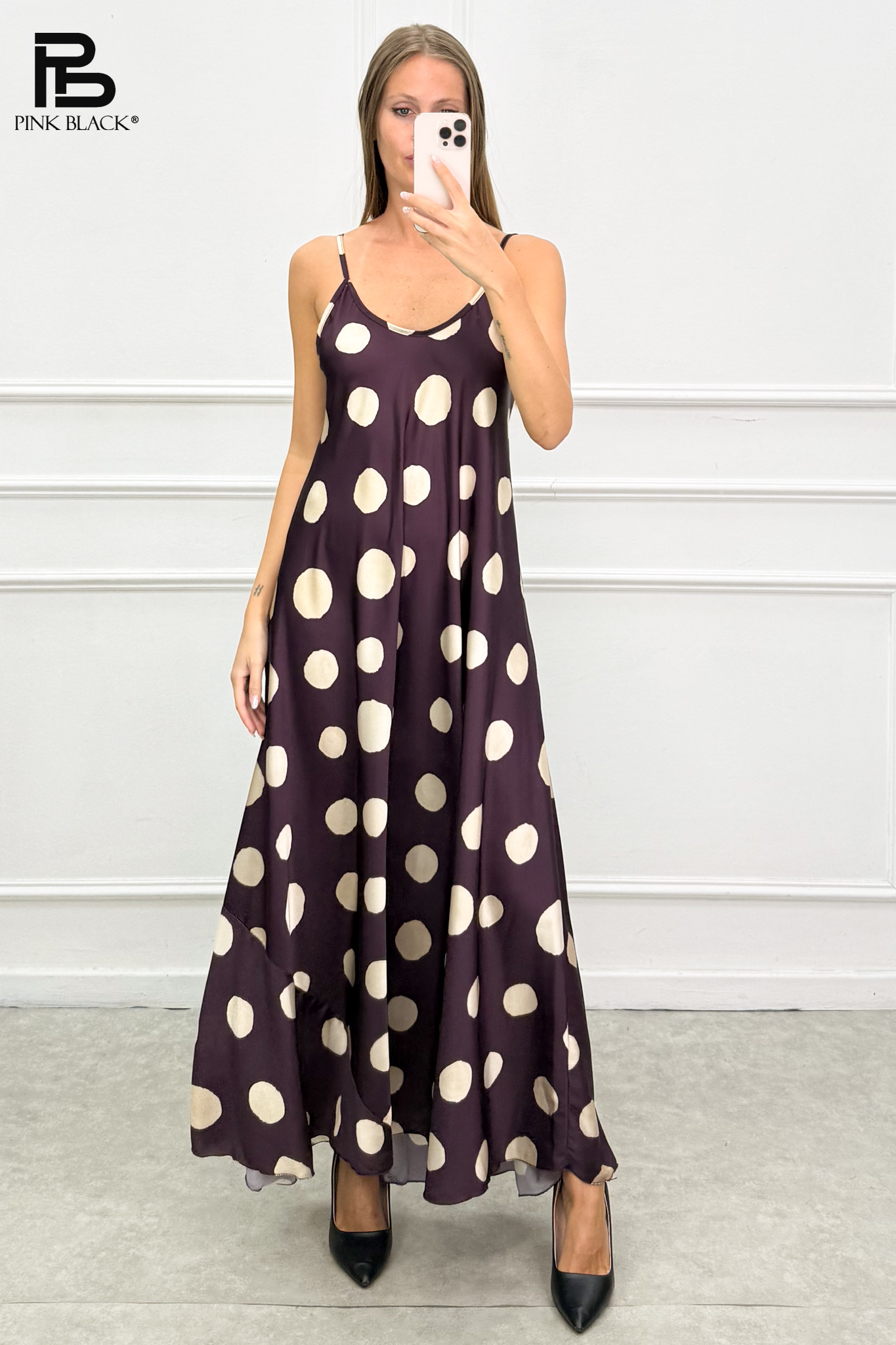 Sleeveless A‑Line Maxi Dress