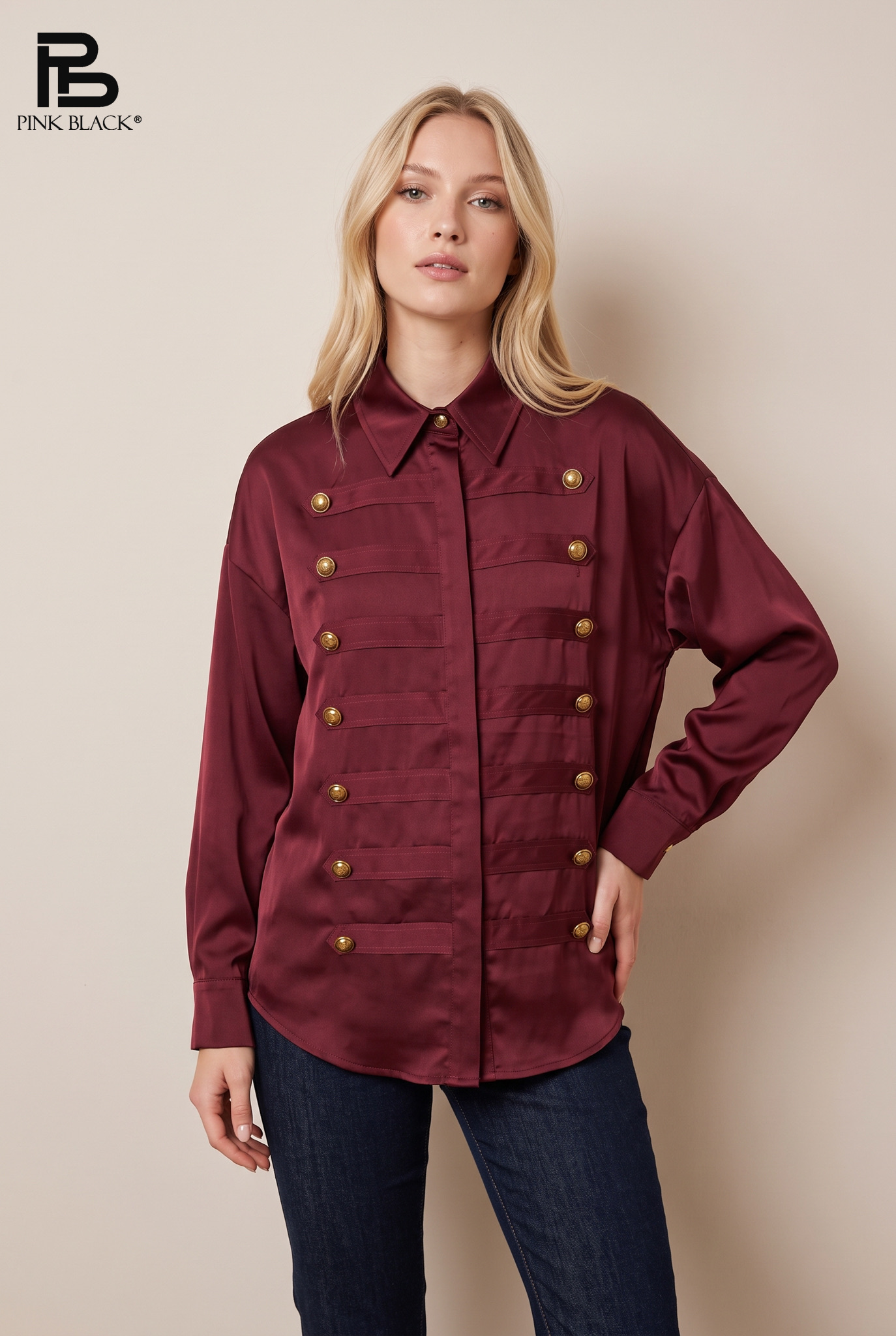 Extended Satin Shirt
