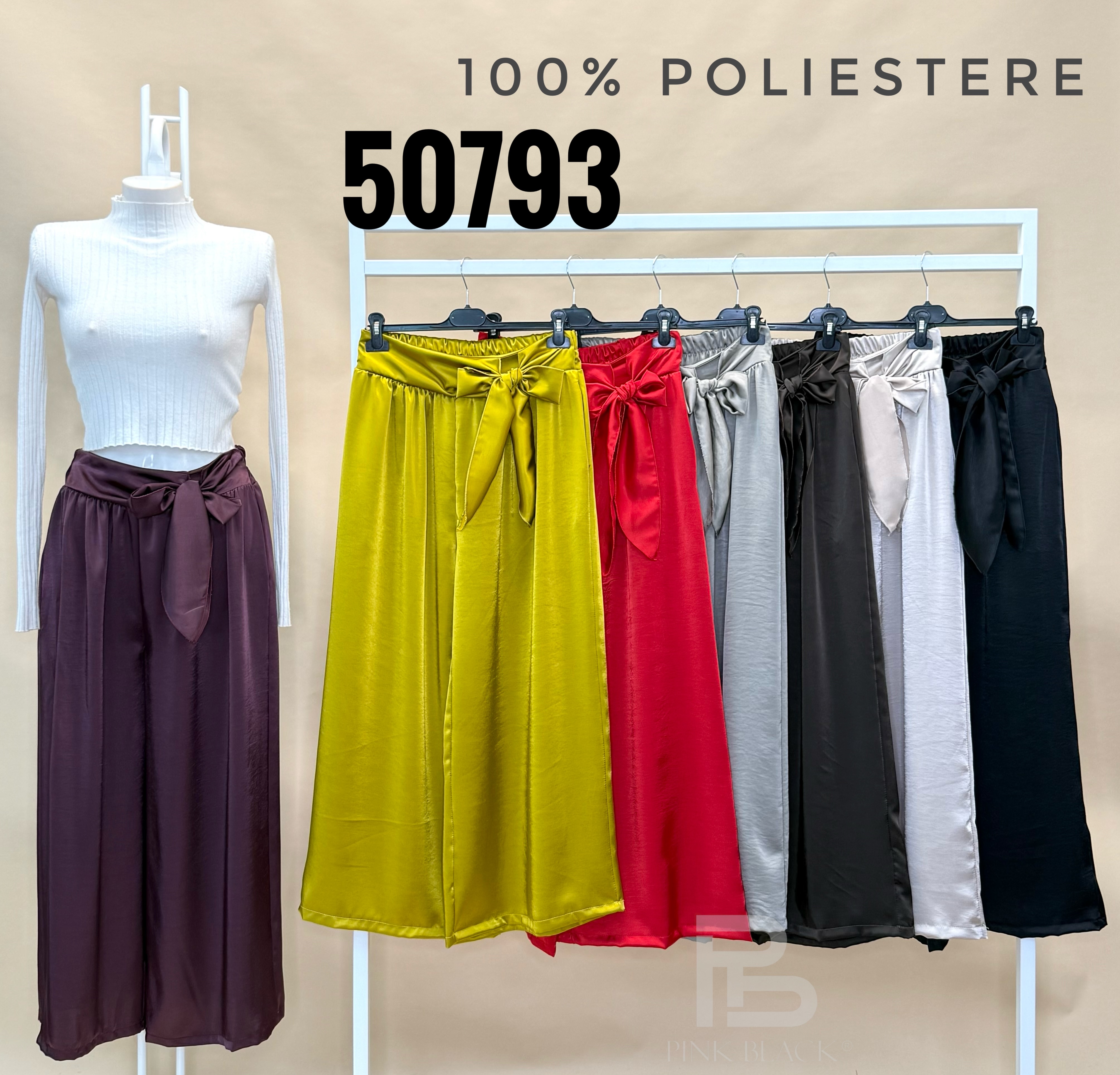Tied Palazzo Trousers