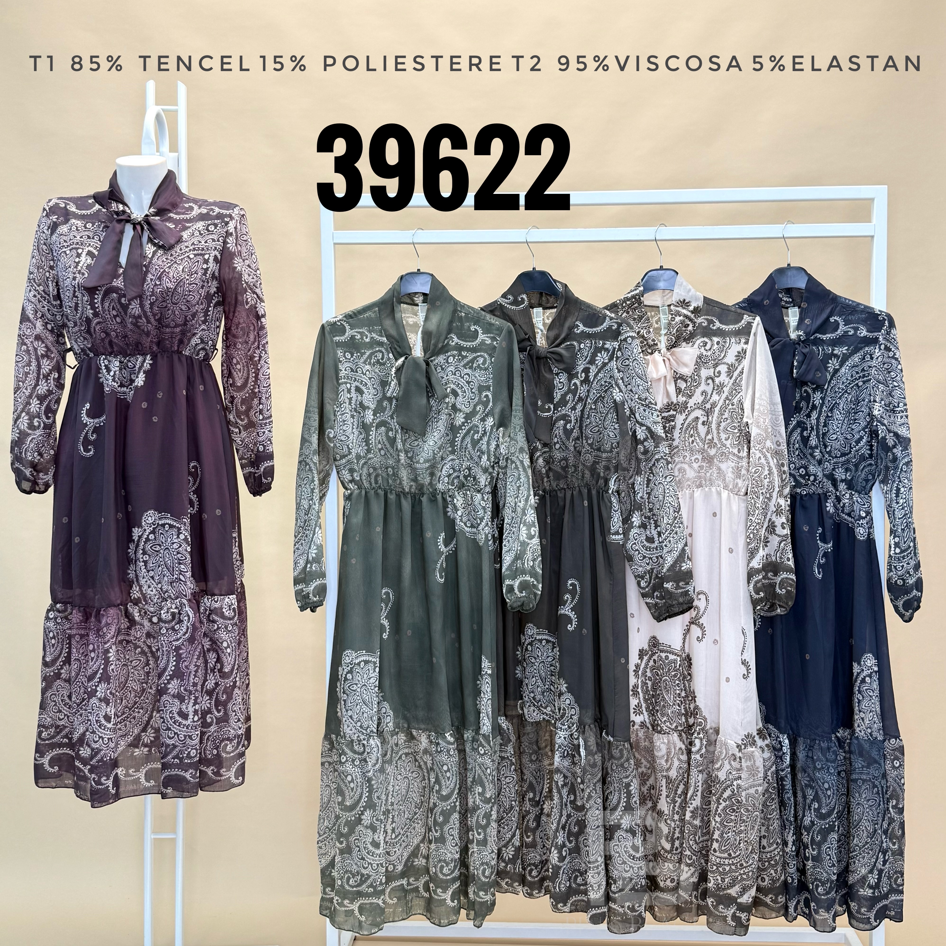 Midi Dress with Shirt Collar