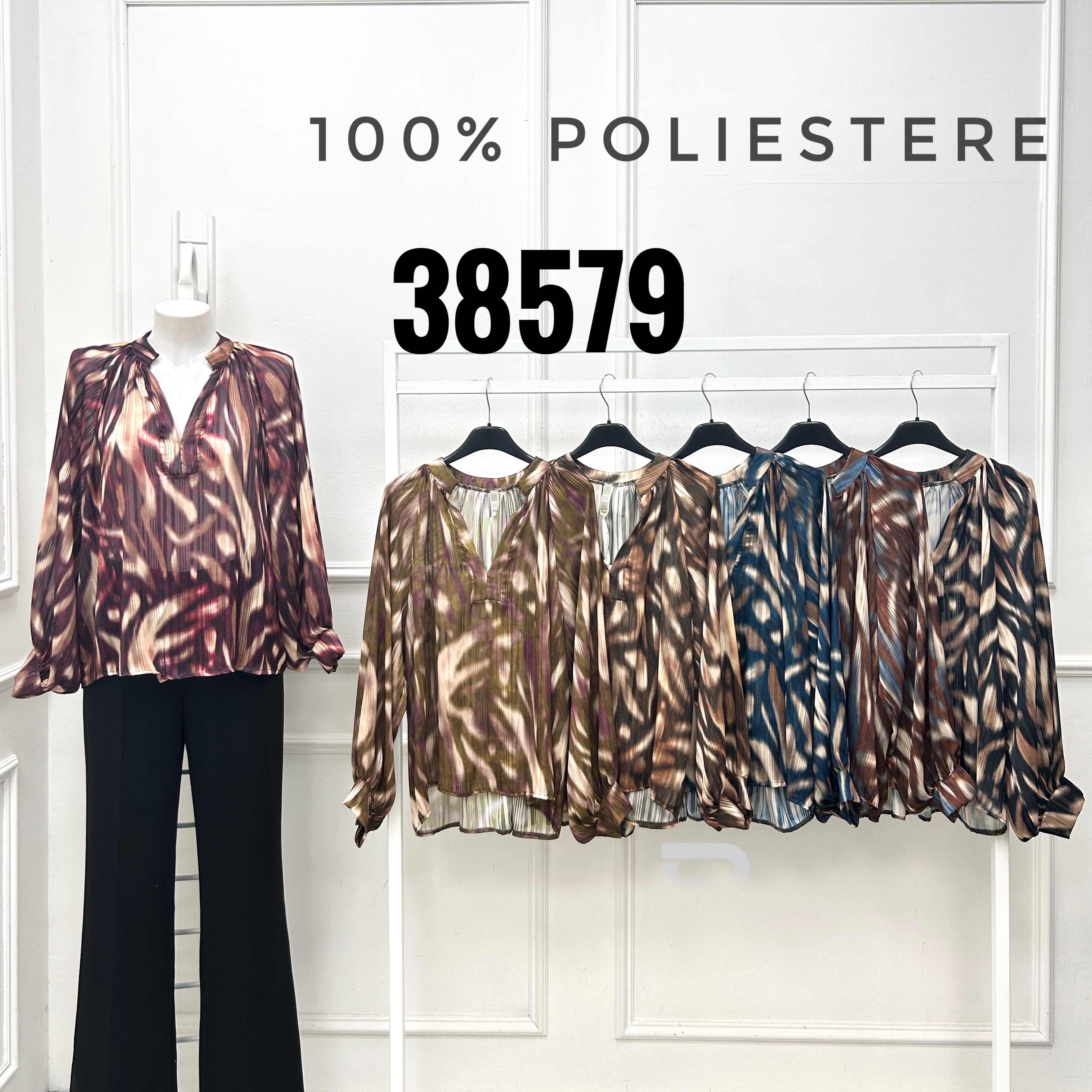 Shirred Shirt-Blouse