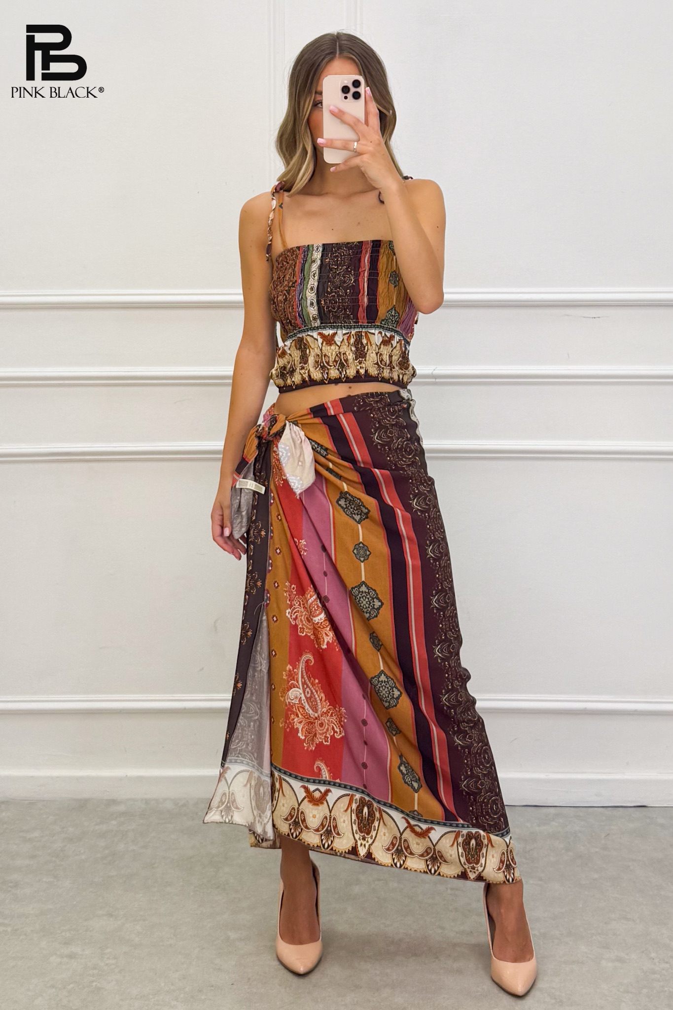 Crop Top & Maxi Set