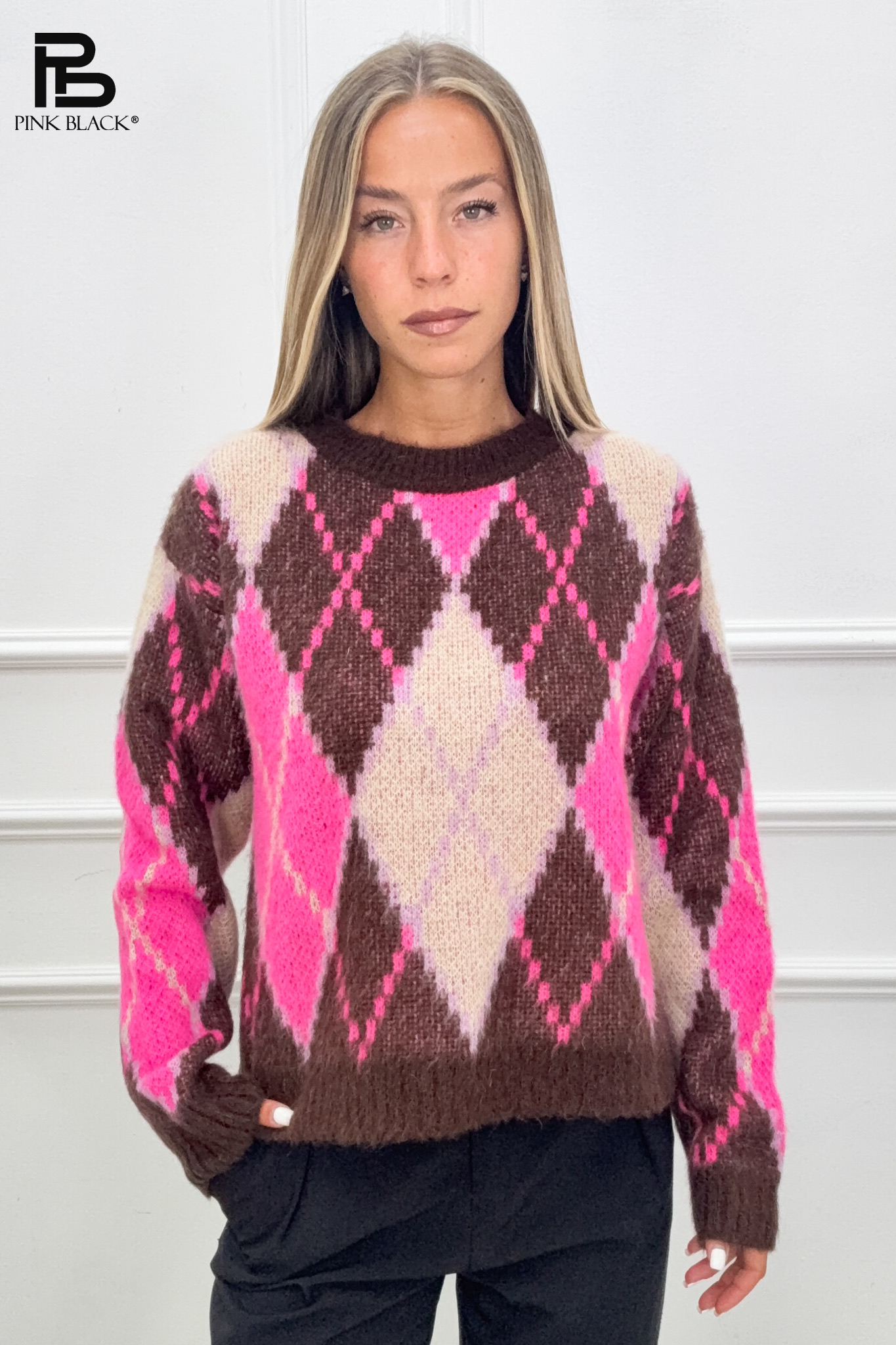 Oversized Patterned Sweater
