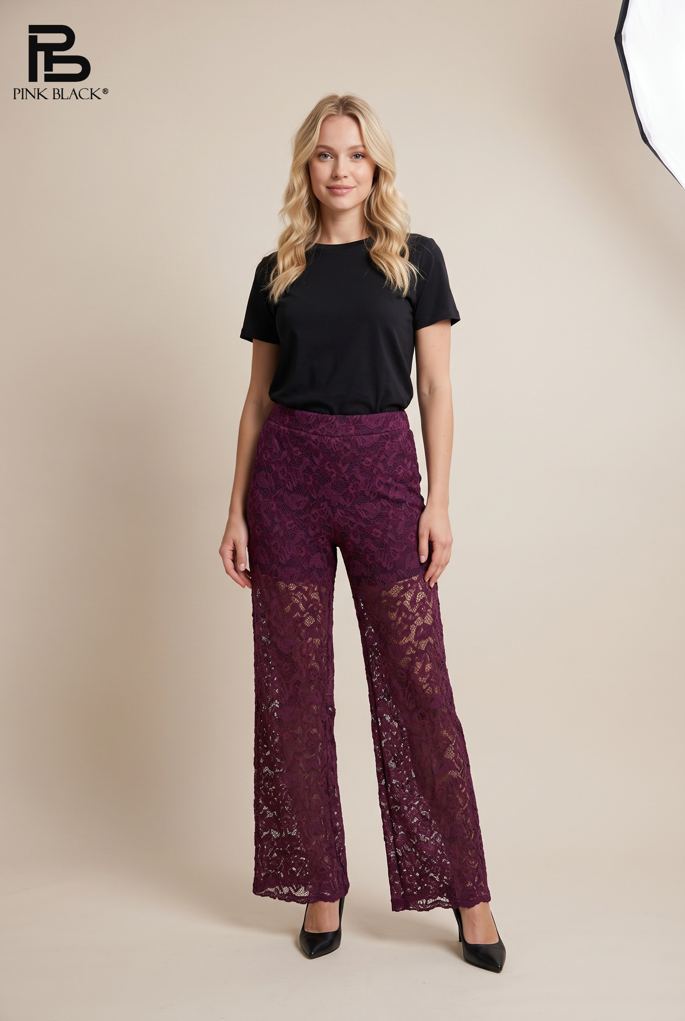 Wide Lace Trousers