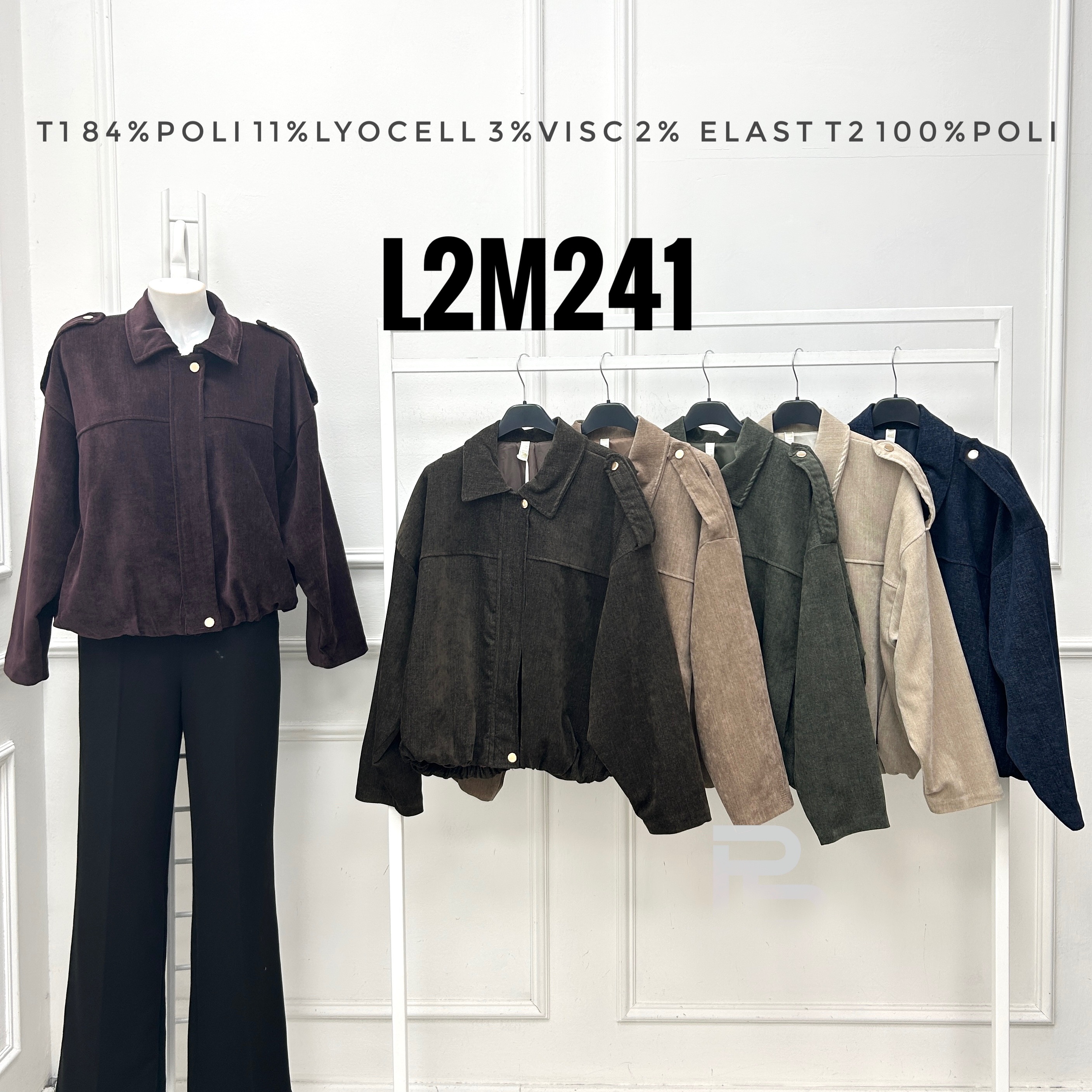 Overshirt Jacket with Drawcord