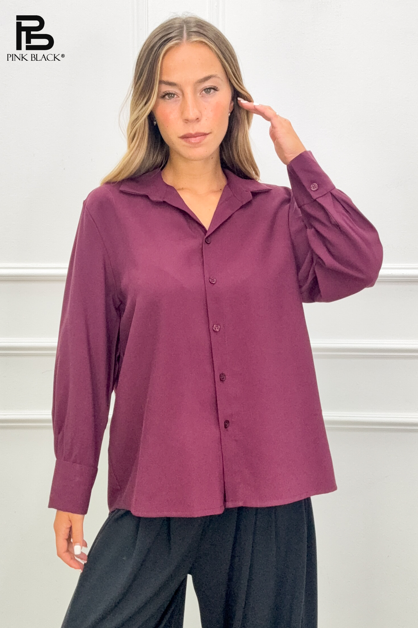 Relaxed Straight-Cut Shirt