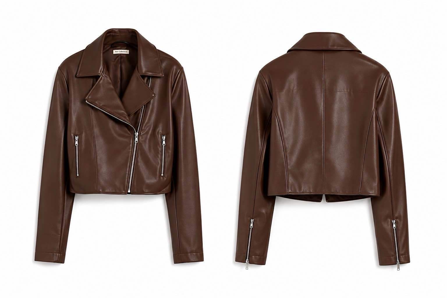 Short Asymmetric Biker Jacket