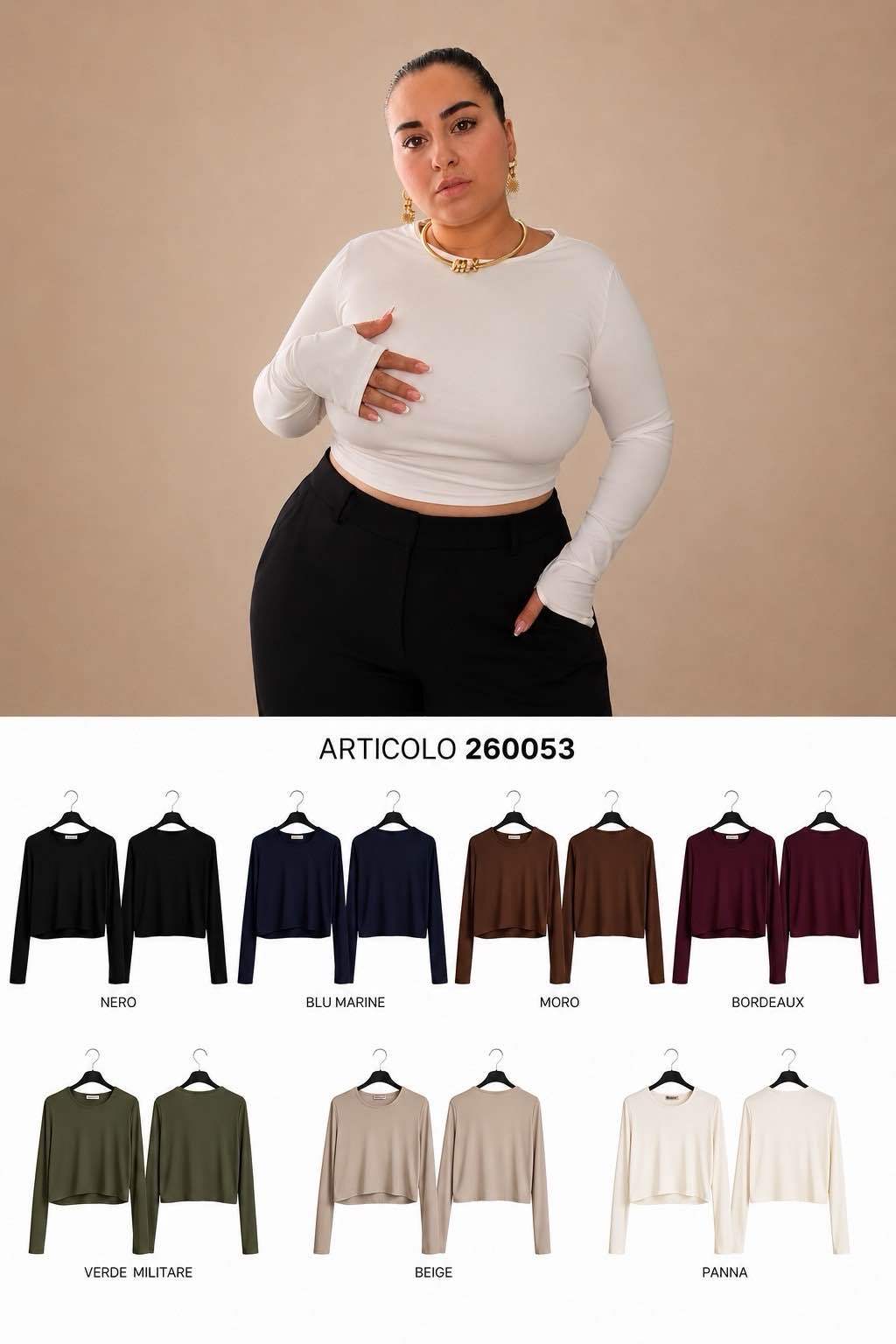 Fitted Cropped Top