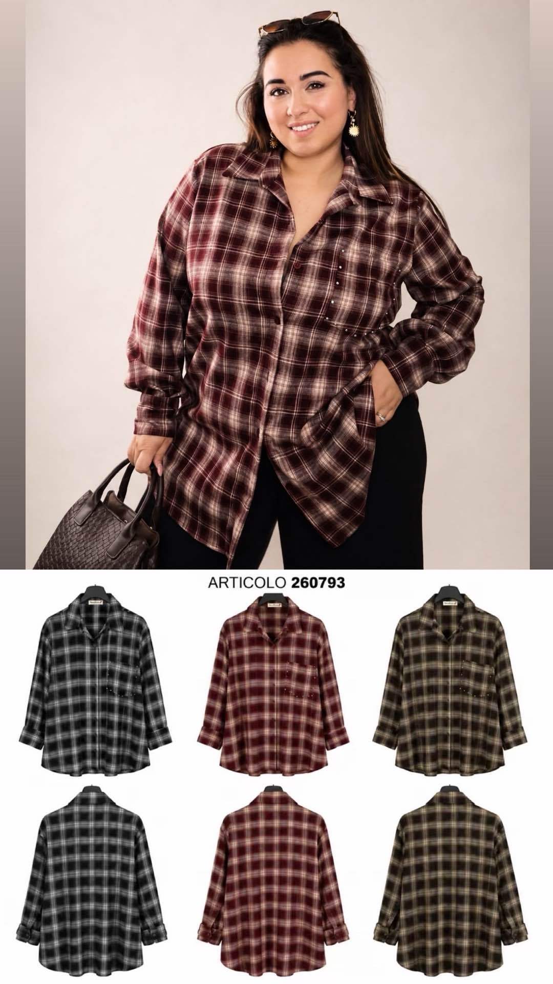 Oversized Checked Shirt