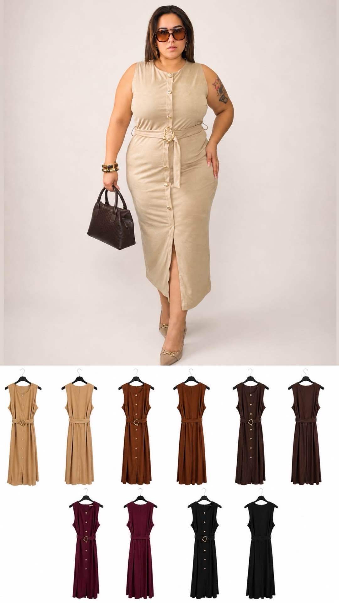 Sleeveless Midi Dress