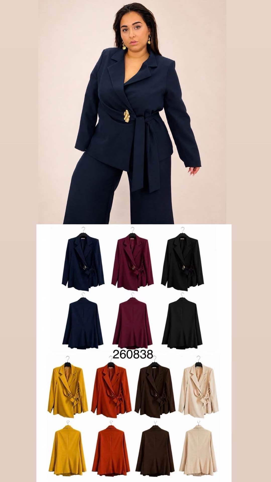 Tailored Wrap Blazer