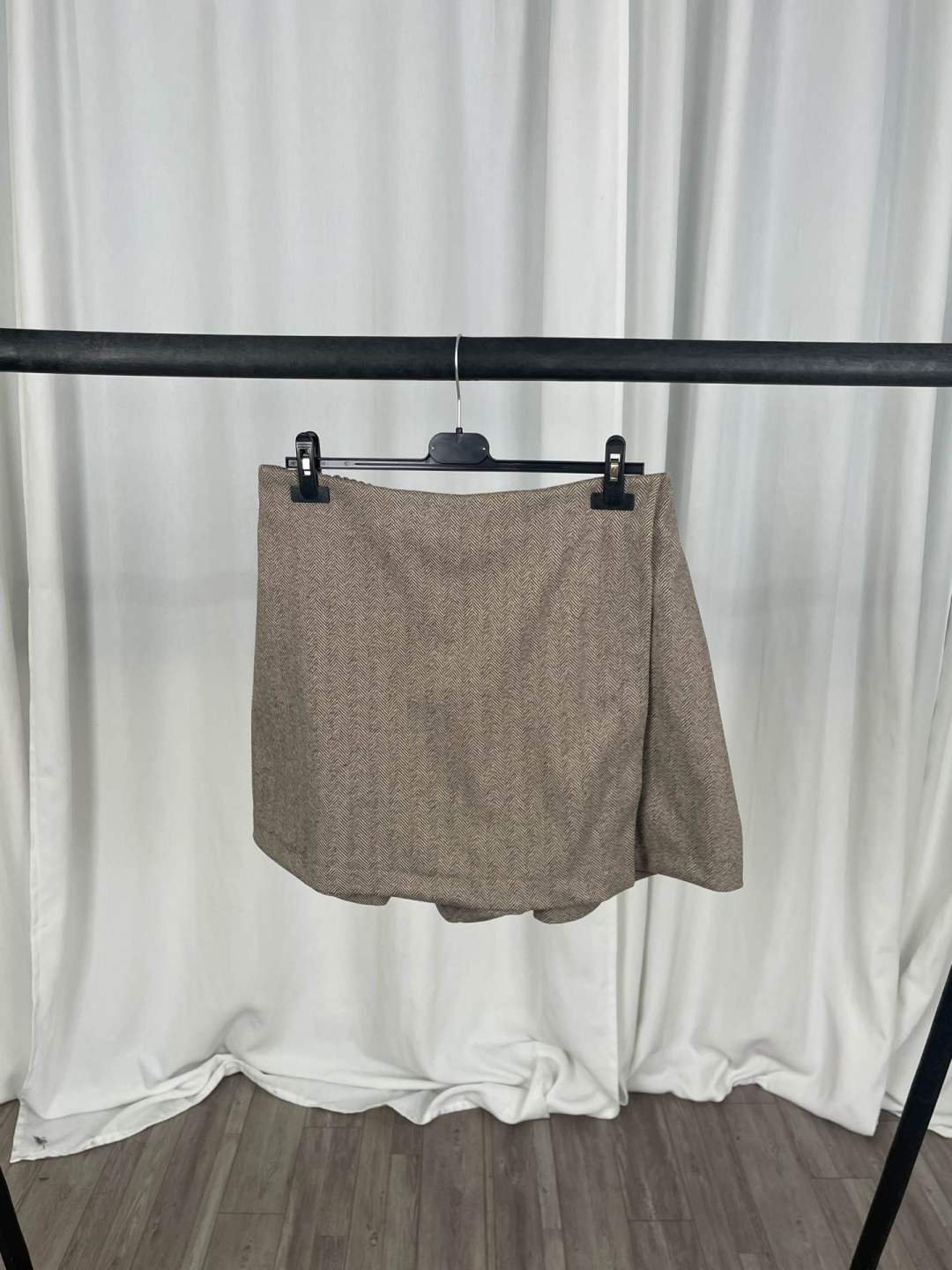 A-line Skort with Front Pleat