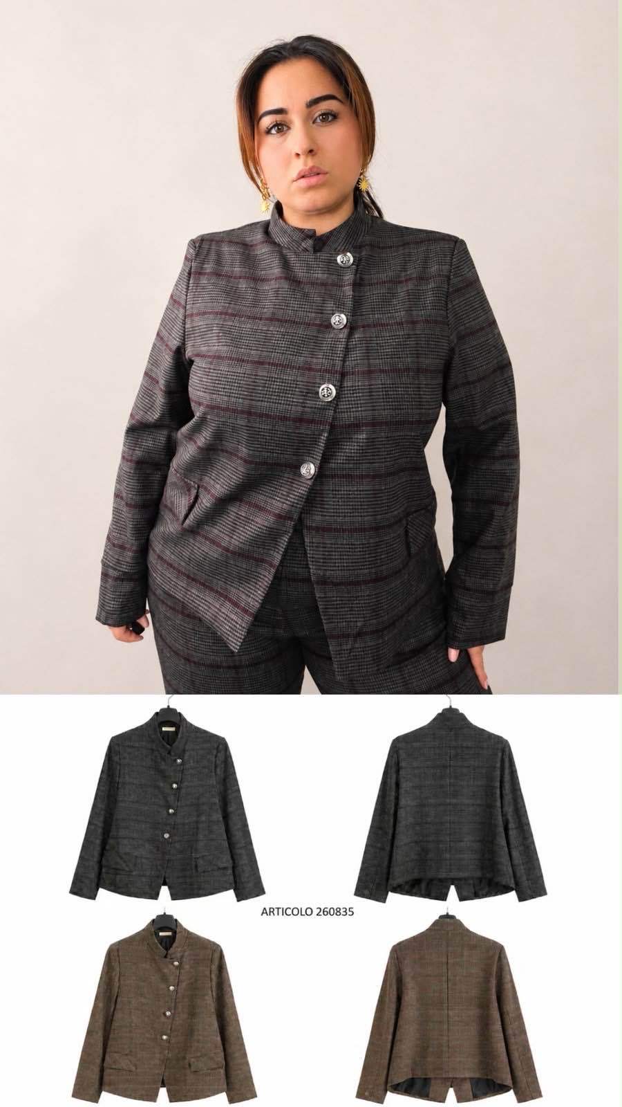 Tailored Checked Jacket