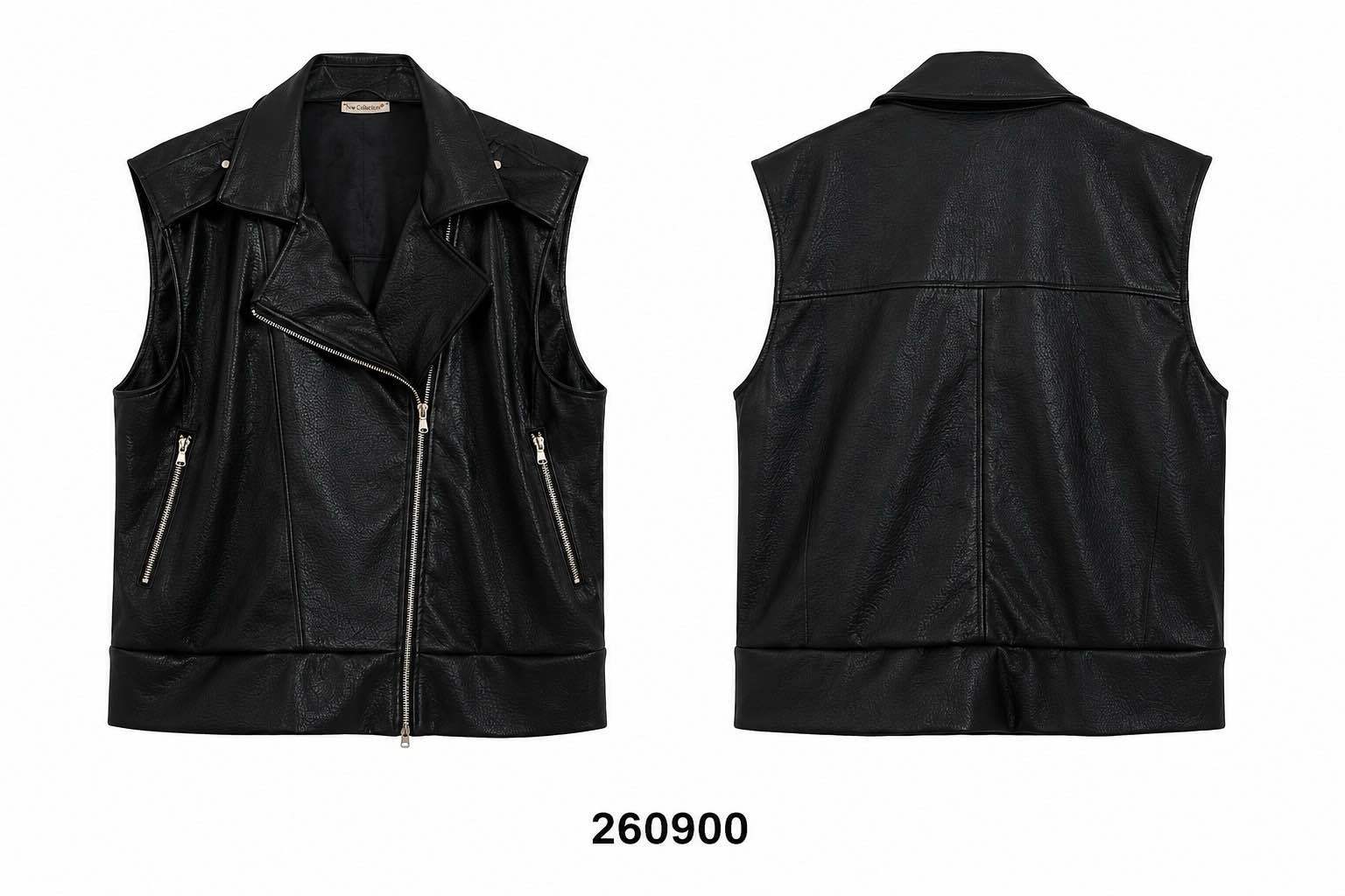 Faux Leather Vest