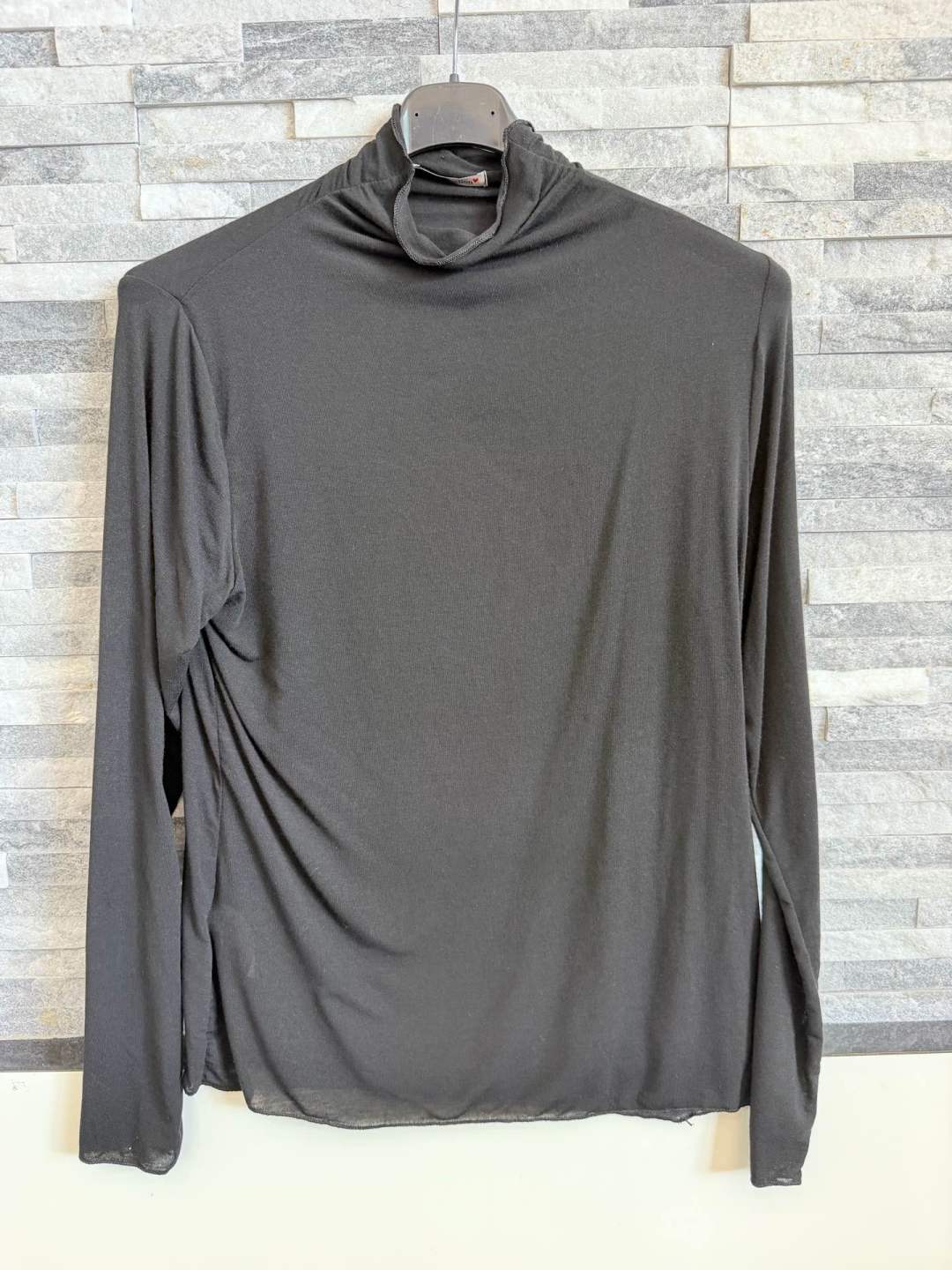Fitted Turtleneck Top